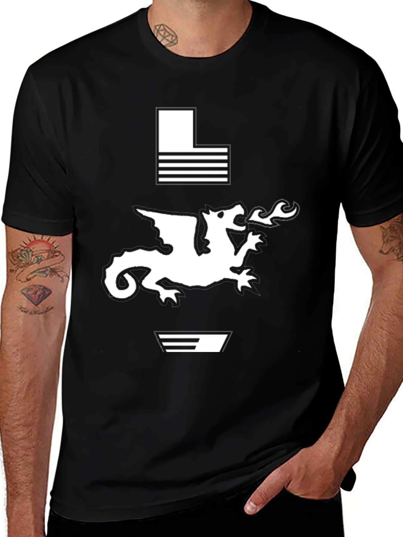 Variant 16 of Dragon Emblem Black T-Shirt