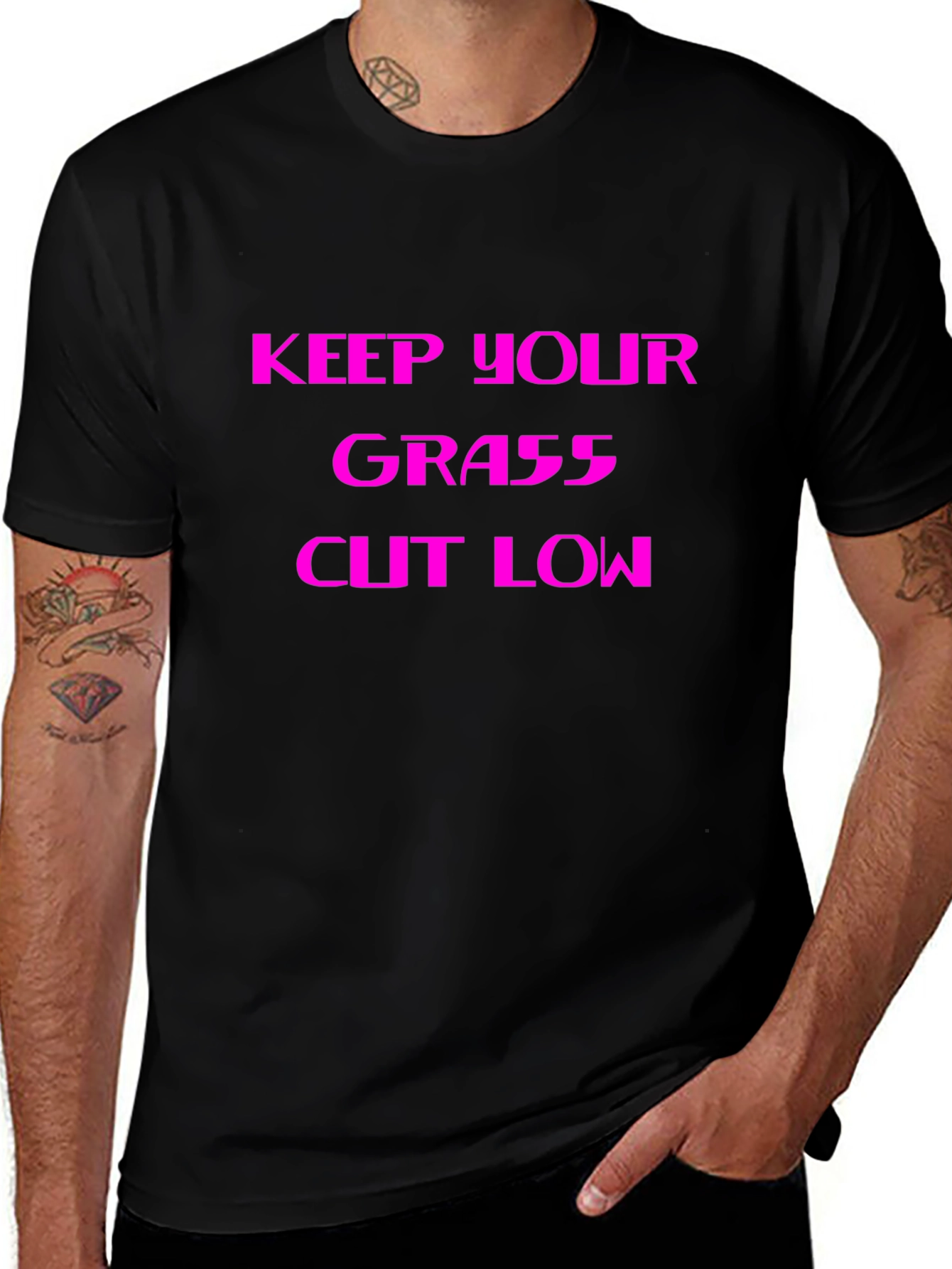 Variant 22 of Keep Your Grass Cut Low - Graphic Tee