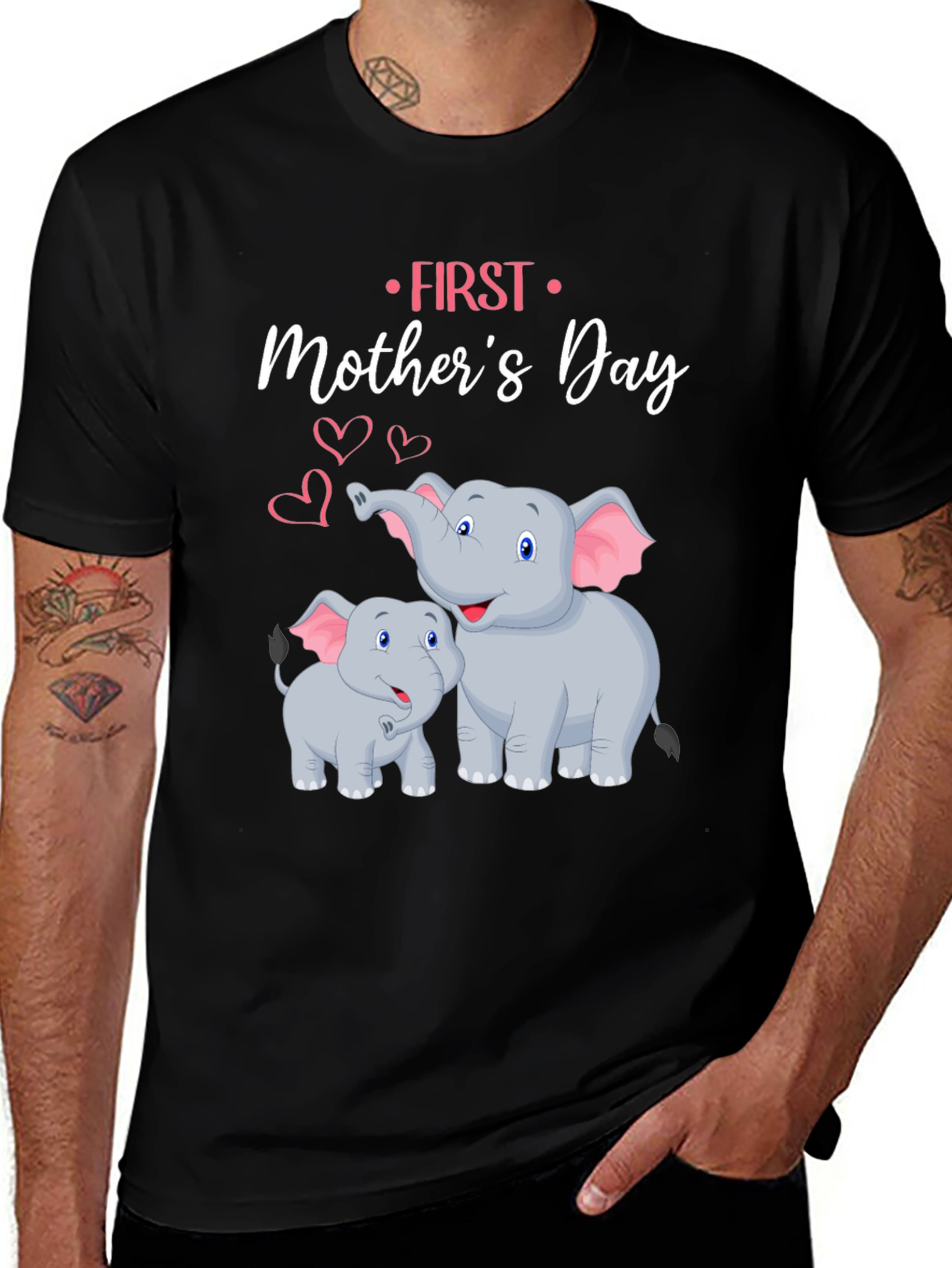 First Mother's Day Elephant T-Shirt