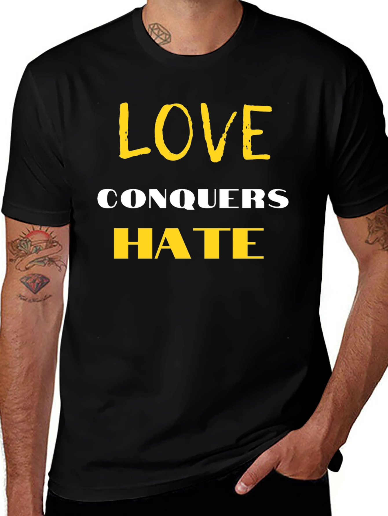 Variant 30 of Love Conquers Hate Graphic Tee