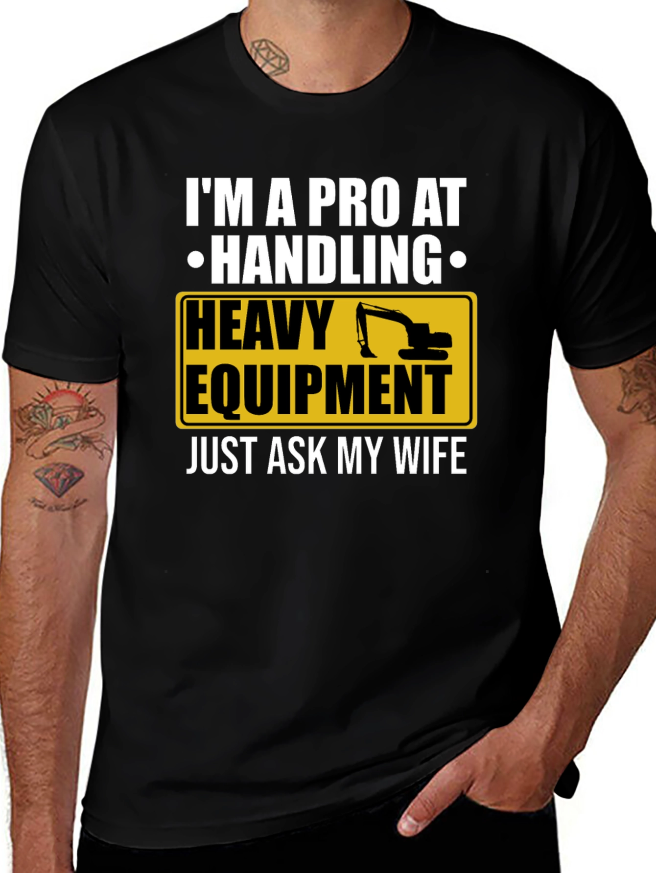 Variant 14 of Pro Heavy Equipment Operator T-Shirt