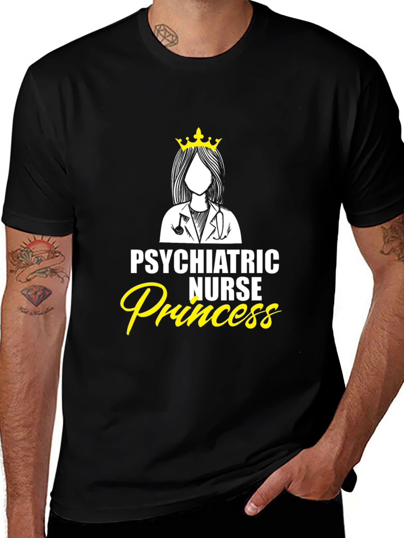 Variant 29 of Psychiatric Nurse Princess T-Shirt