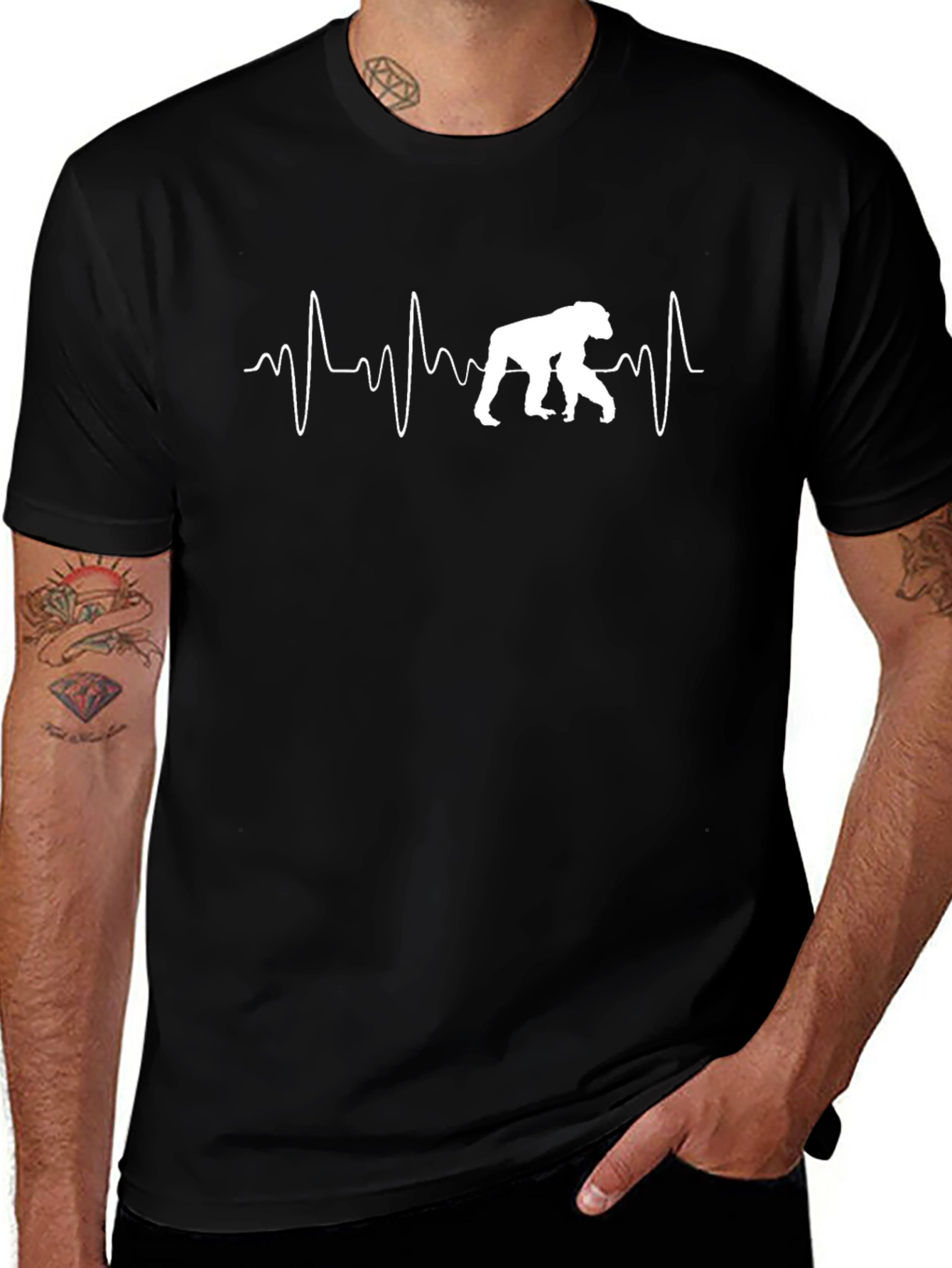 Gorilla Heartbeat T-Shirt