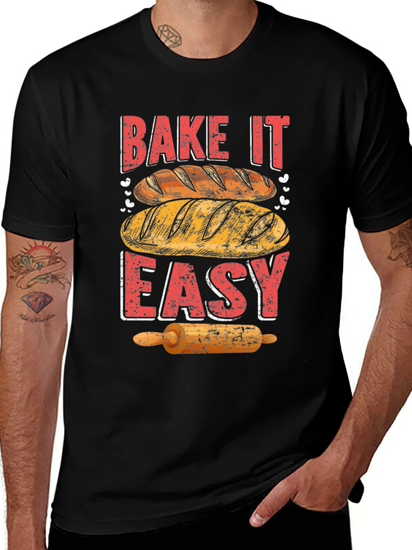Variant 7 of Bake It Easy Graphic T-Shirt