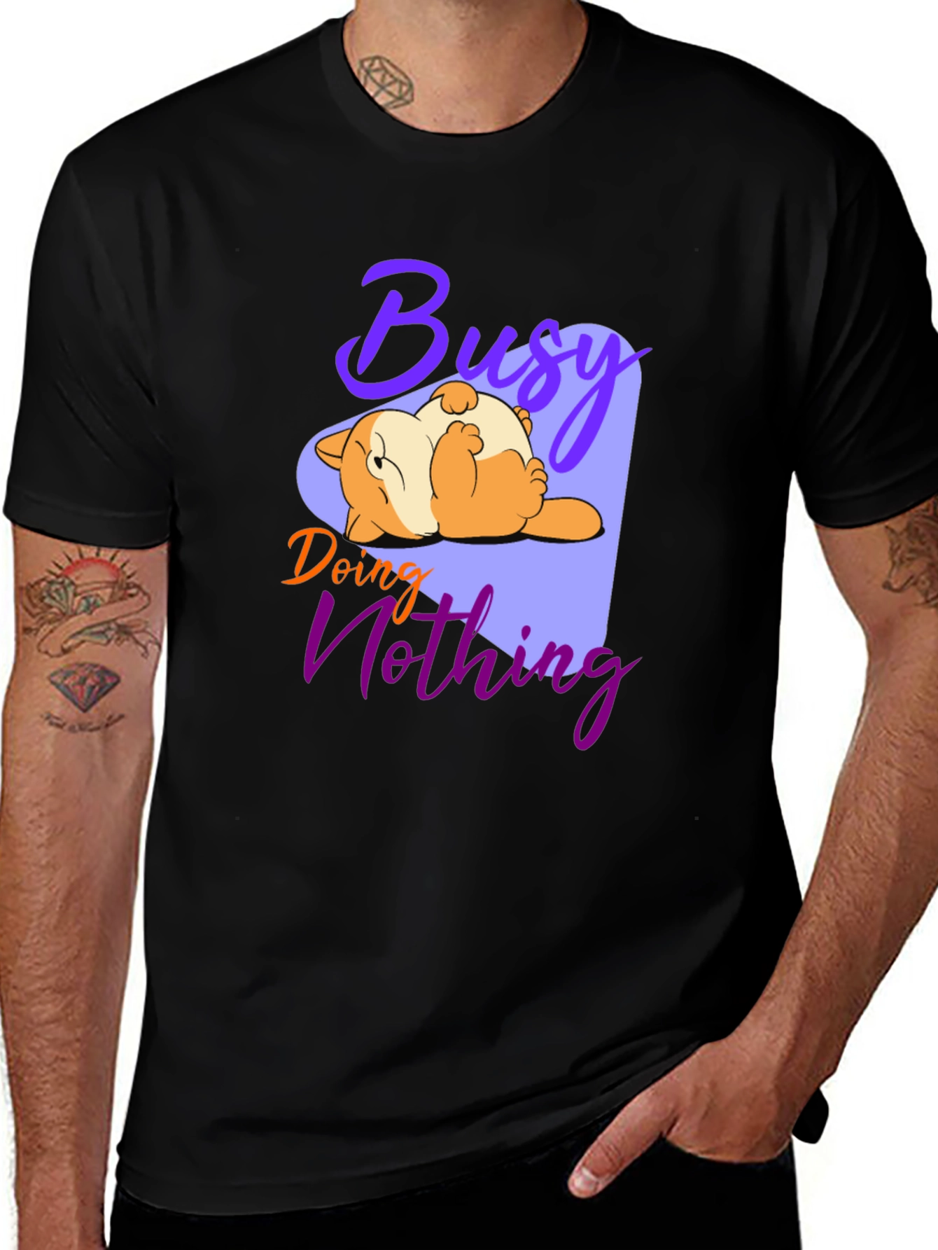 Variant 30 of Busy Doing Nothing Graphic Tee