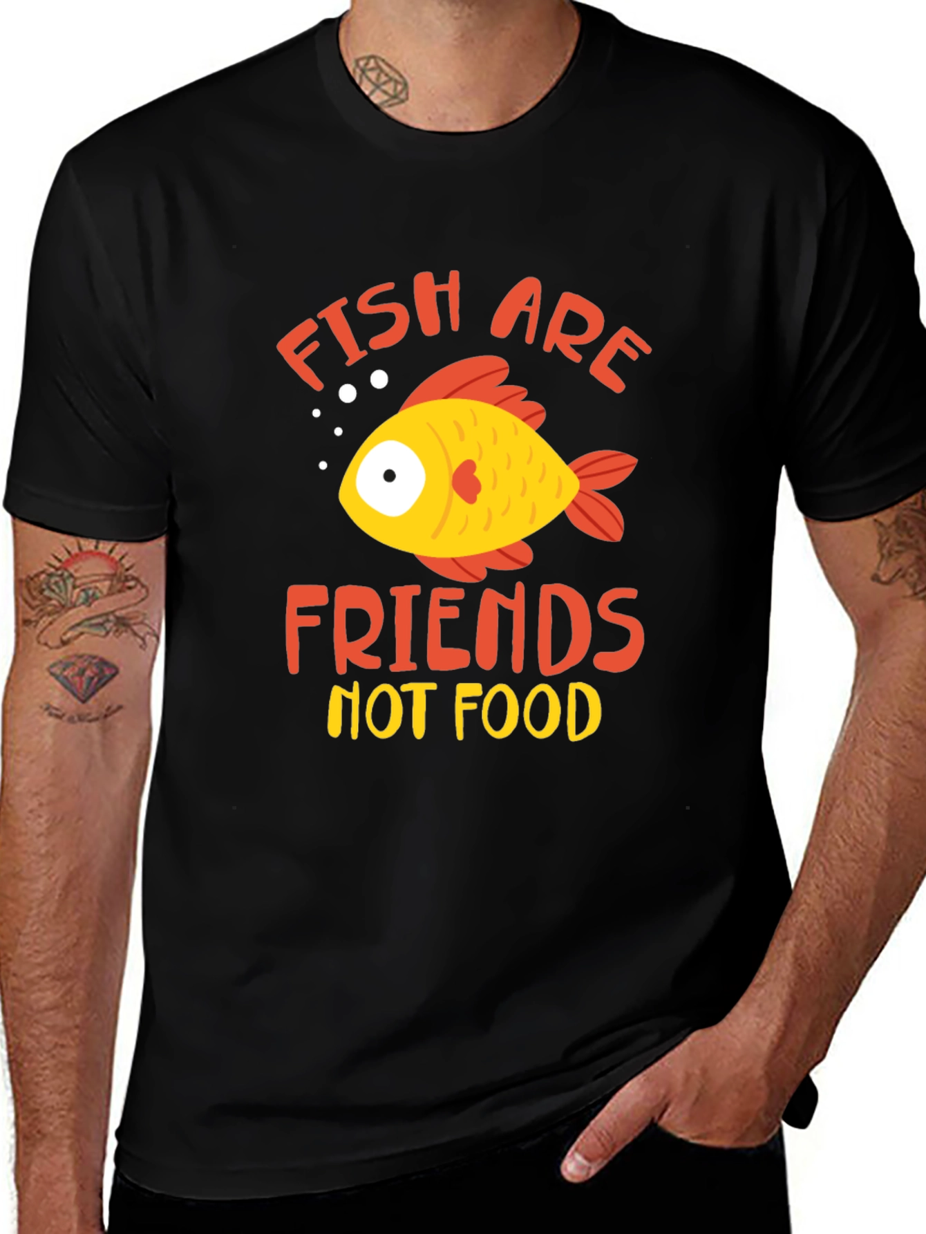 Variant 20 of Fish are Friends T-Shirt - Graphic Tee