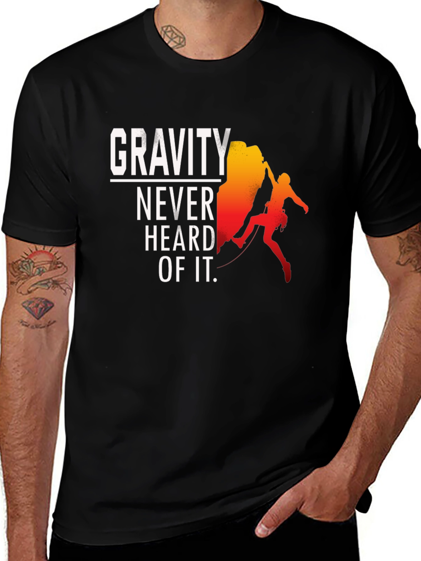 Variant 12 of Gravity Never Heard of It T-Shirt
