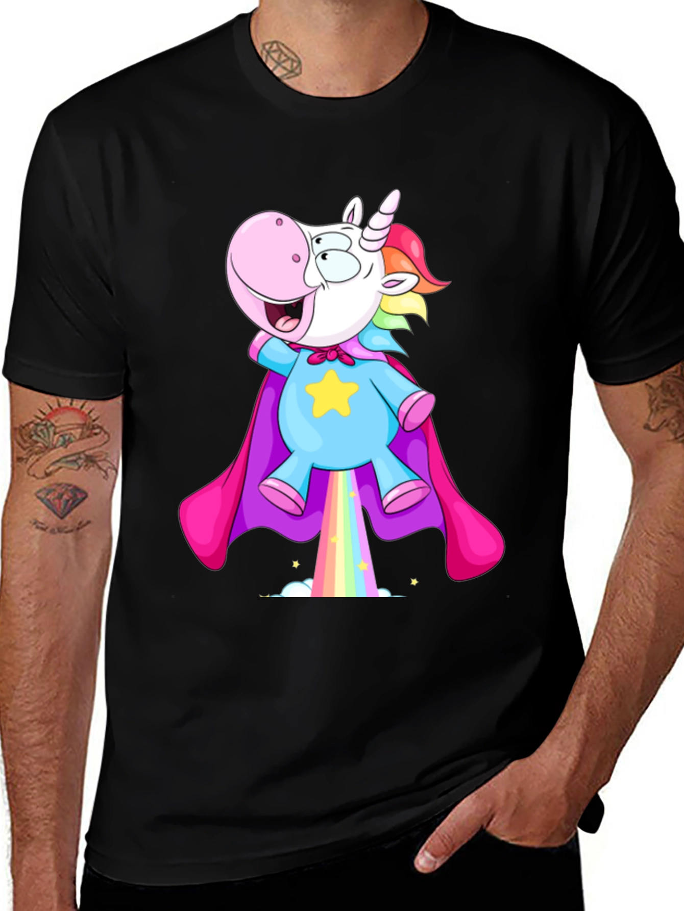 Variant 26 of Unicorn Rainbow Poop T-Shirt - Magical Fun!