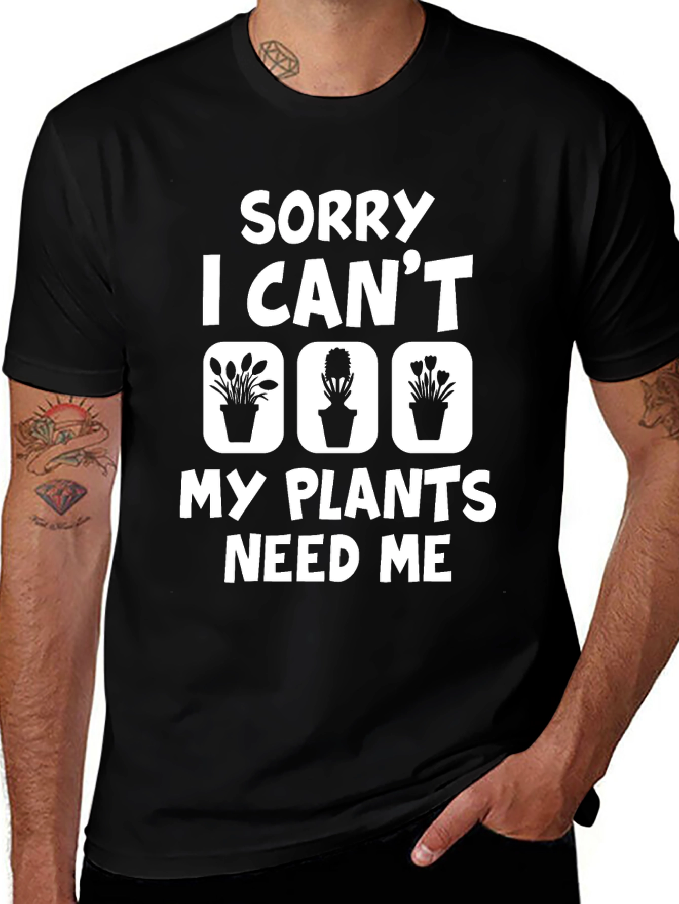 Variant 8 of Sorry I Can't My Plants Need Me T-Shirt