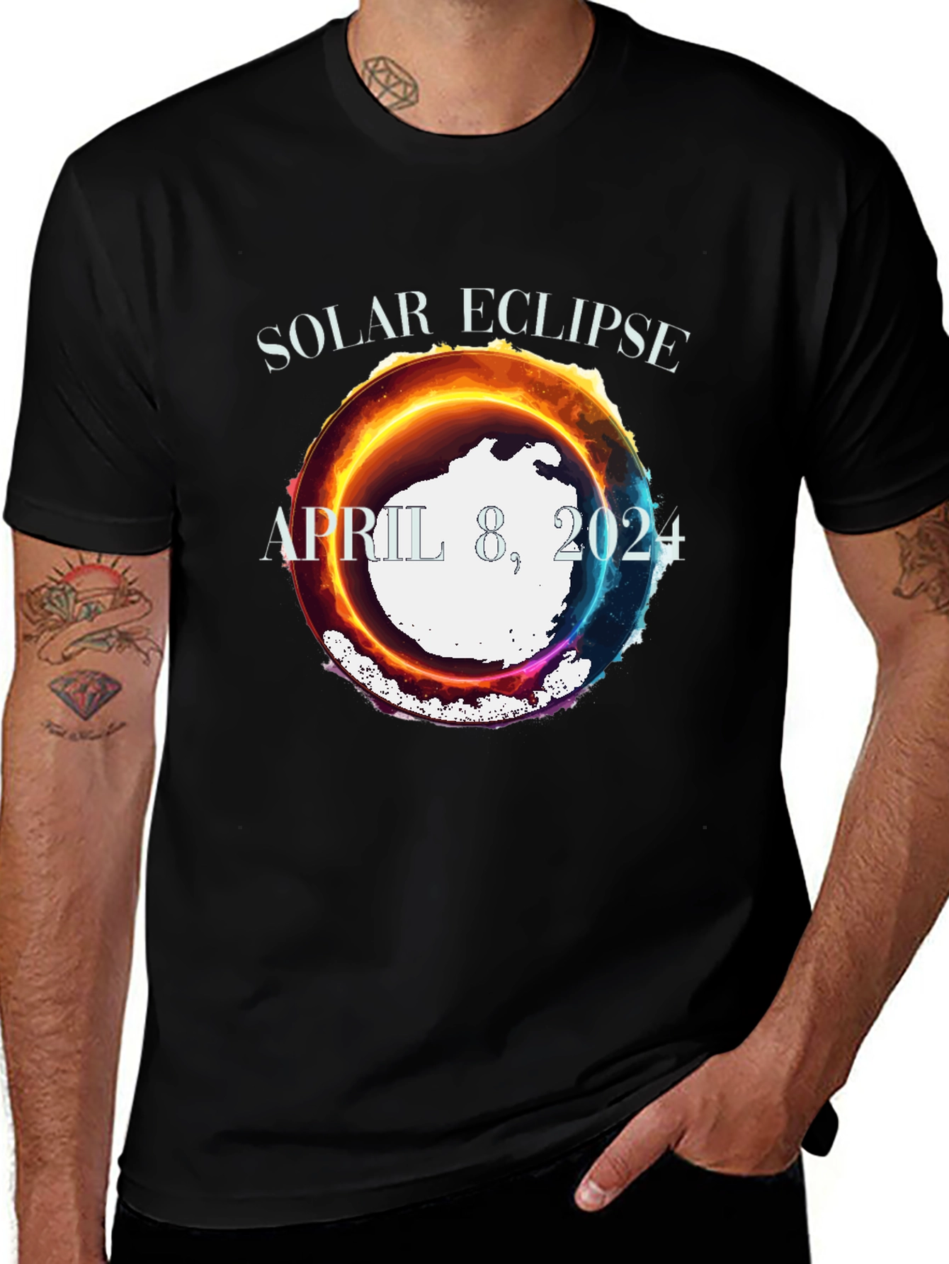 Variant 11 of Solar Eclipse April 8 2024 T-Shirt