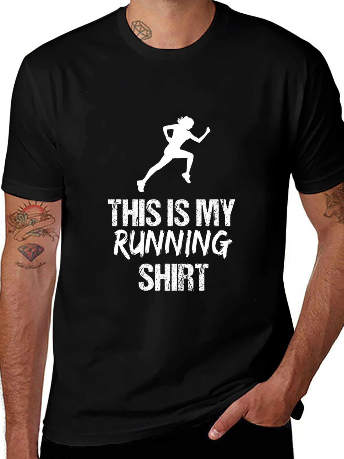 Variant 27 of Running Shirt - This Is My Running Shirt - Runner Gift