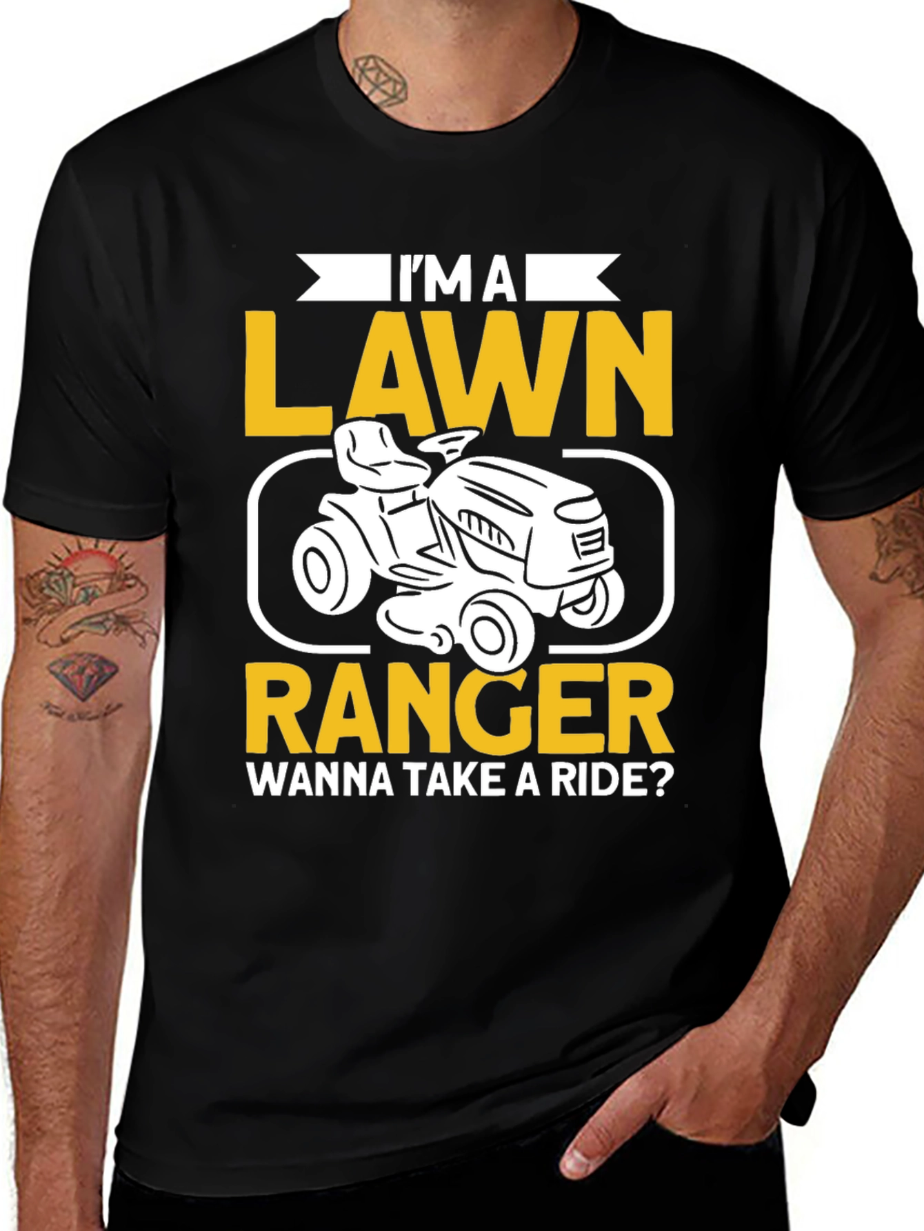 Variant 24 of I'm a Lawn Ranger T-Shirt - Ride On!