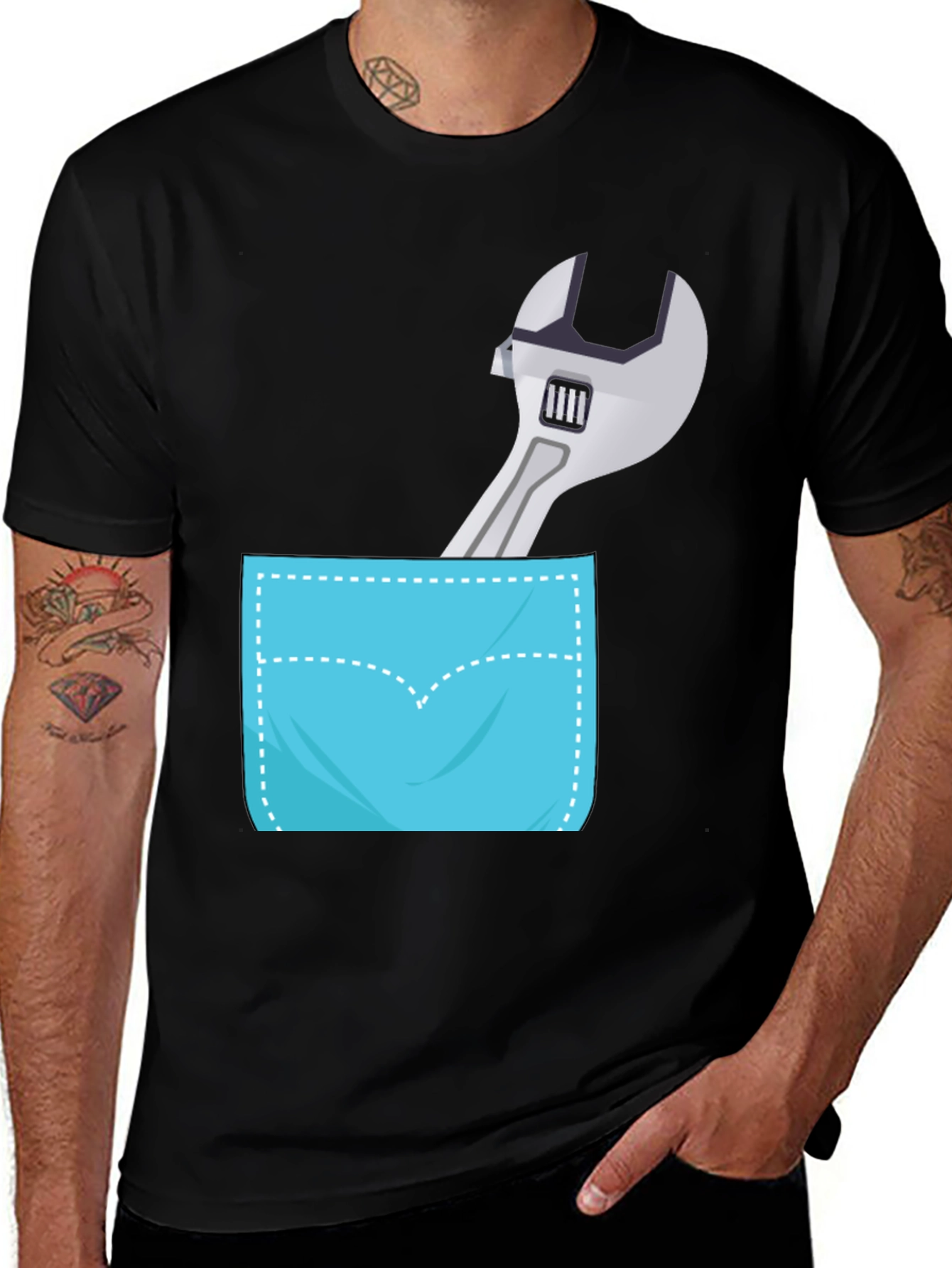 Wrench Pocket Graphic Tee