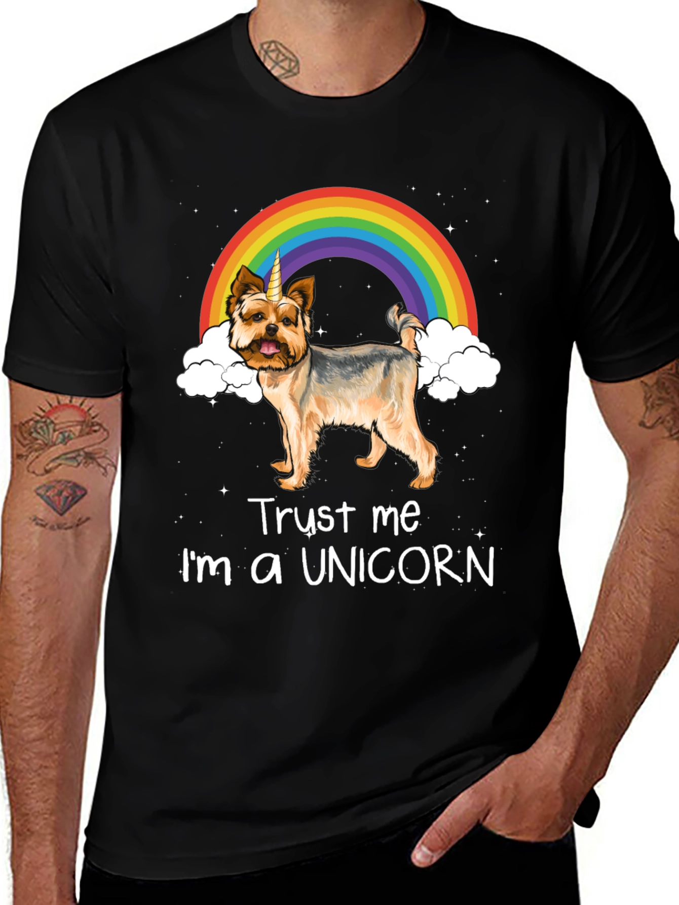 Variant 7 of Trust Me I'm a Unicorn Dog T-Shirt