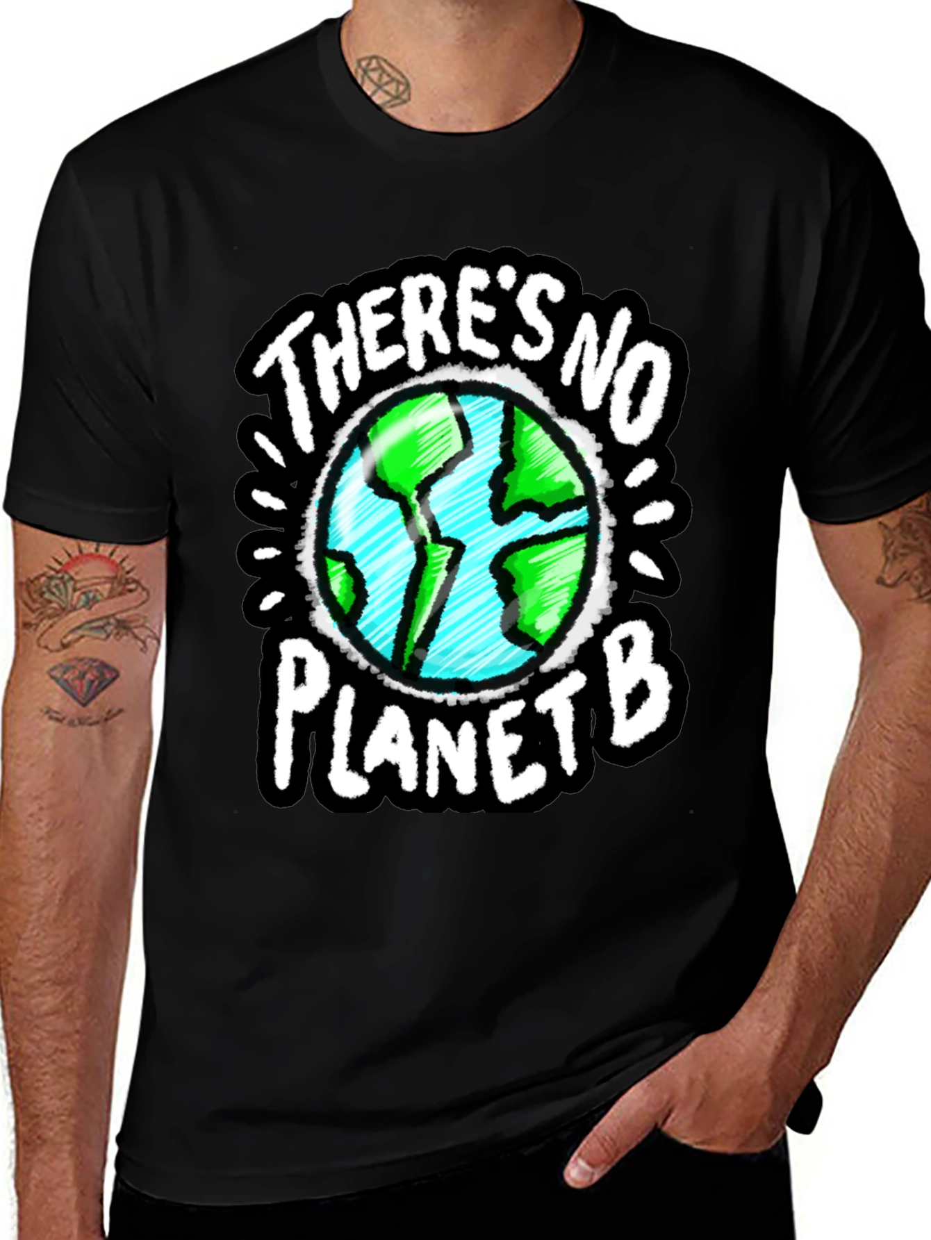 Variant 4 of There's No Planet B Graphic Tee - Earth Day Shirt