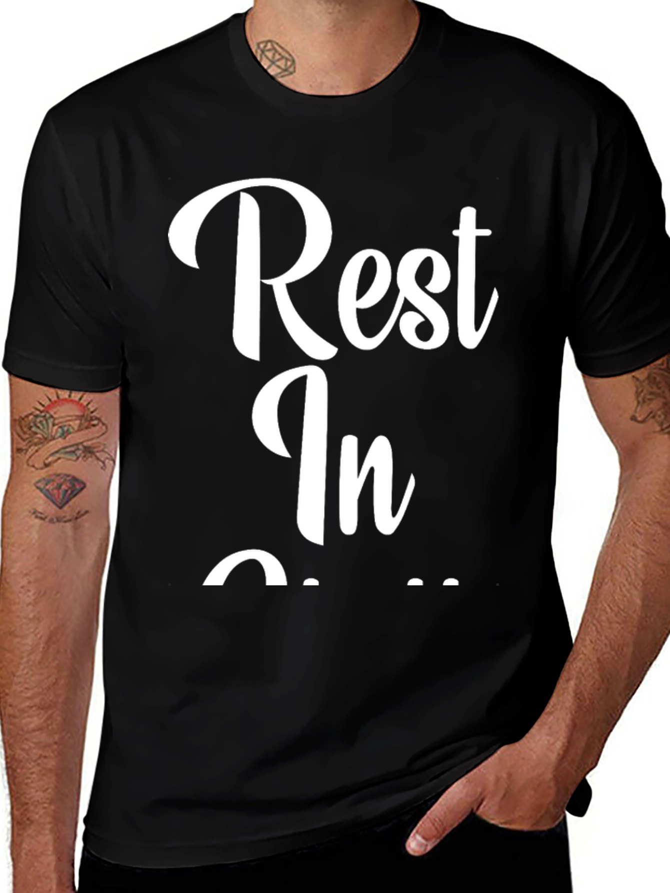 Variant 5 of Rest In Chaos Graphic Tee - Black