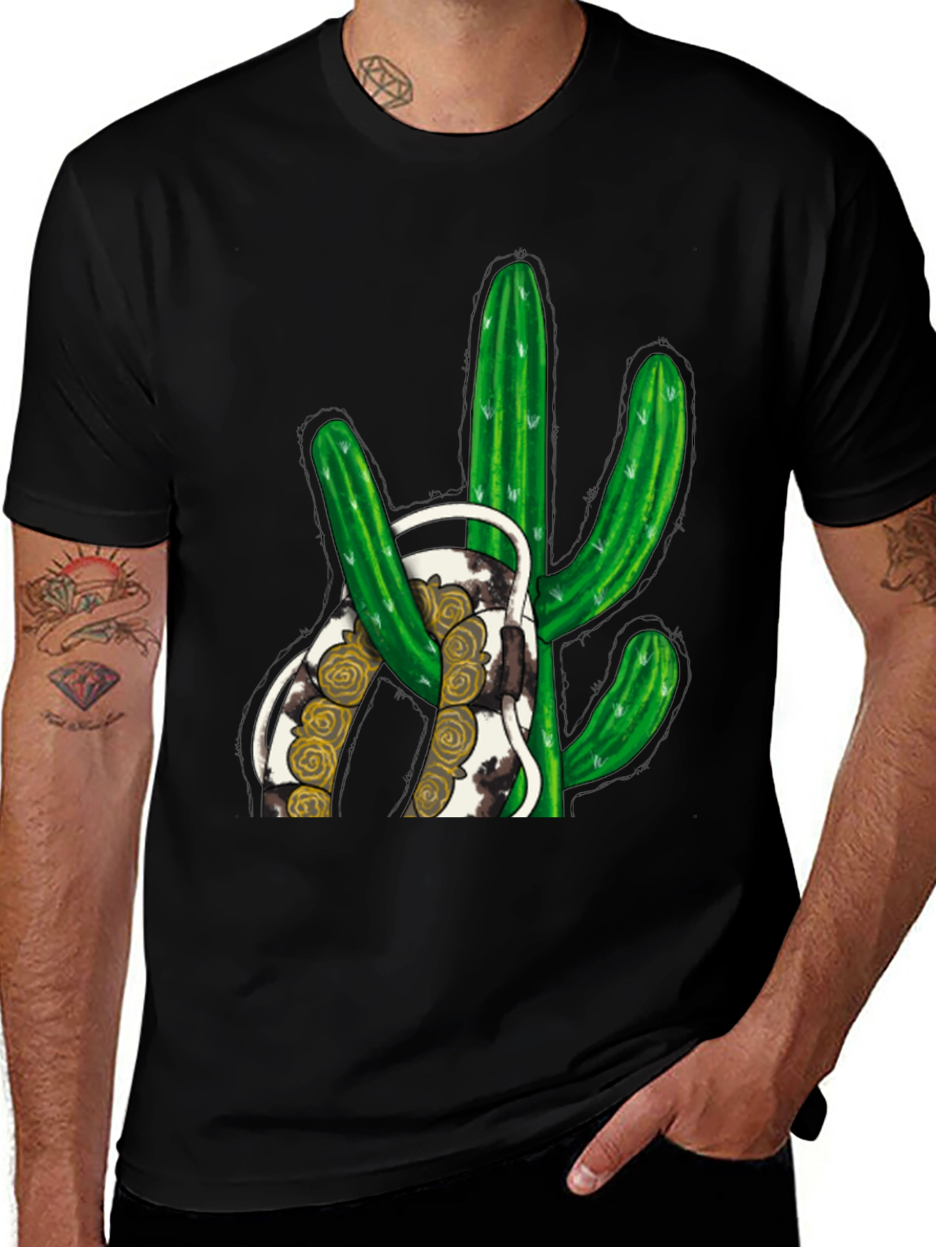 Variant 9 of Cactus Graphic Print Tee