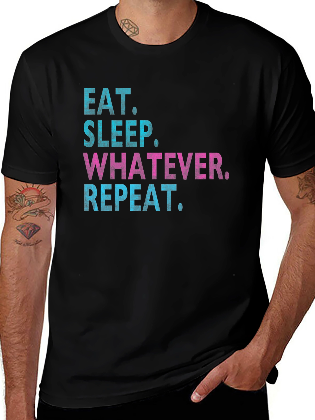 Variant 9 of Eat Sleep Whatever Repeat T-Shirt