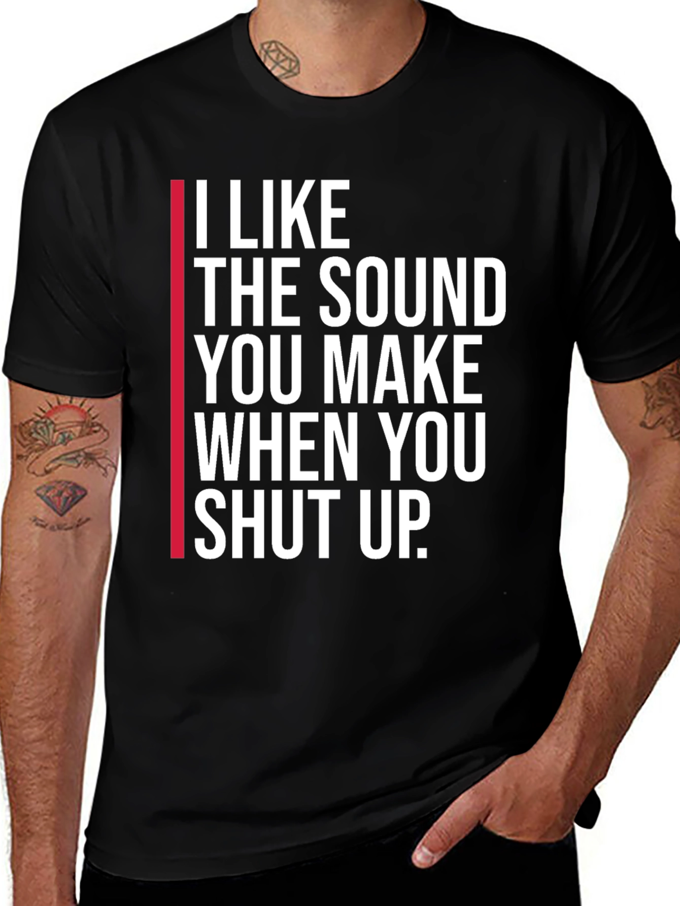 Variant 27 of I Like the Sound T-Shirt - Humorous Slogan Tee