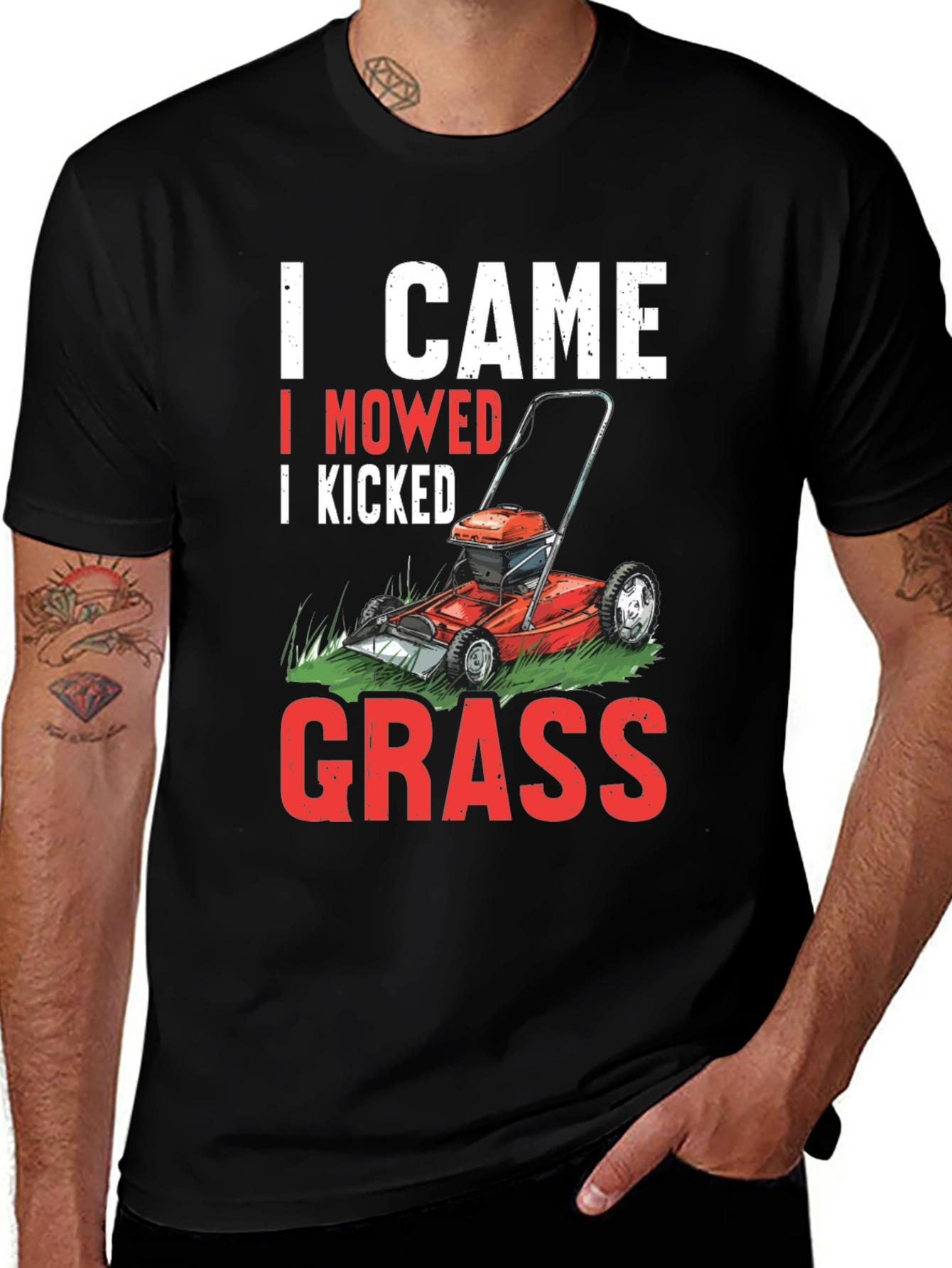 Variant 30 of I Came, I Mowed, I Kicked Grass T-Shirt