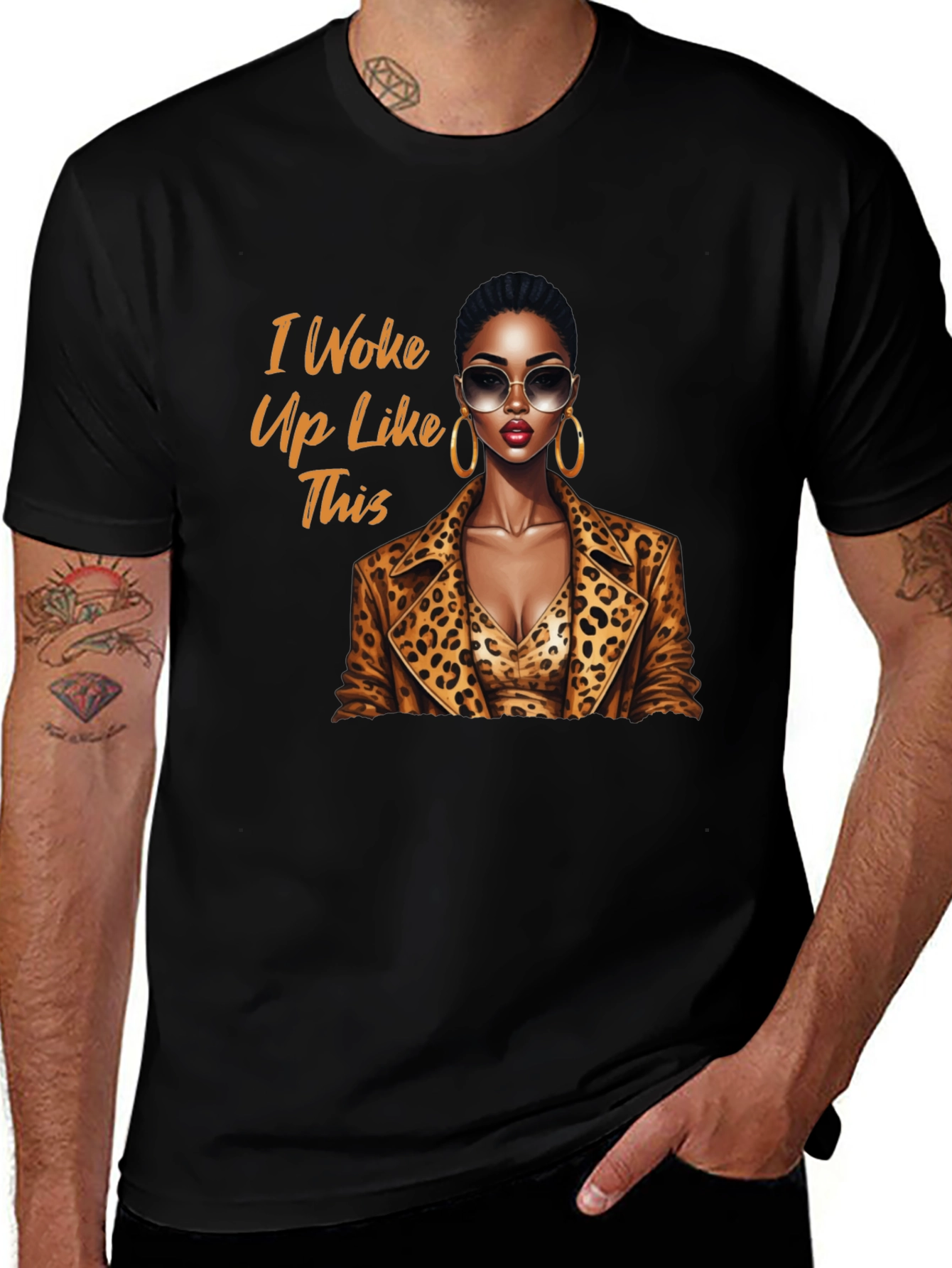 Variant 4 of I Woke Up Like This Graphic Tee