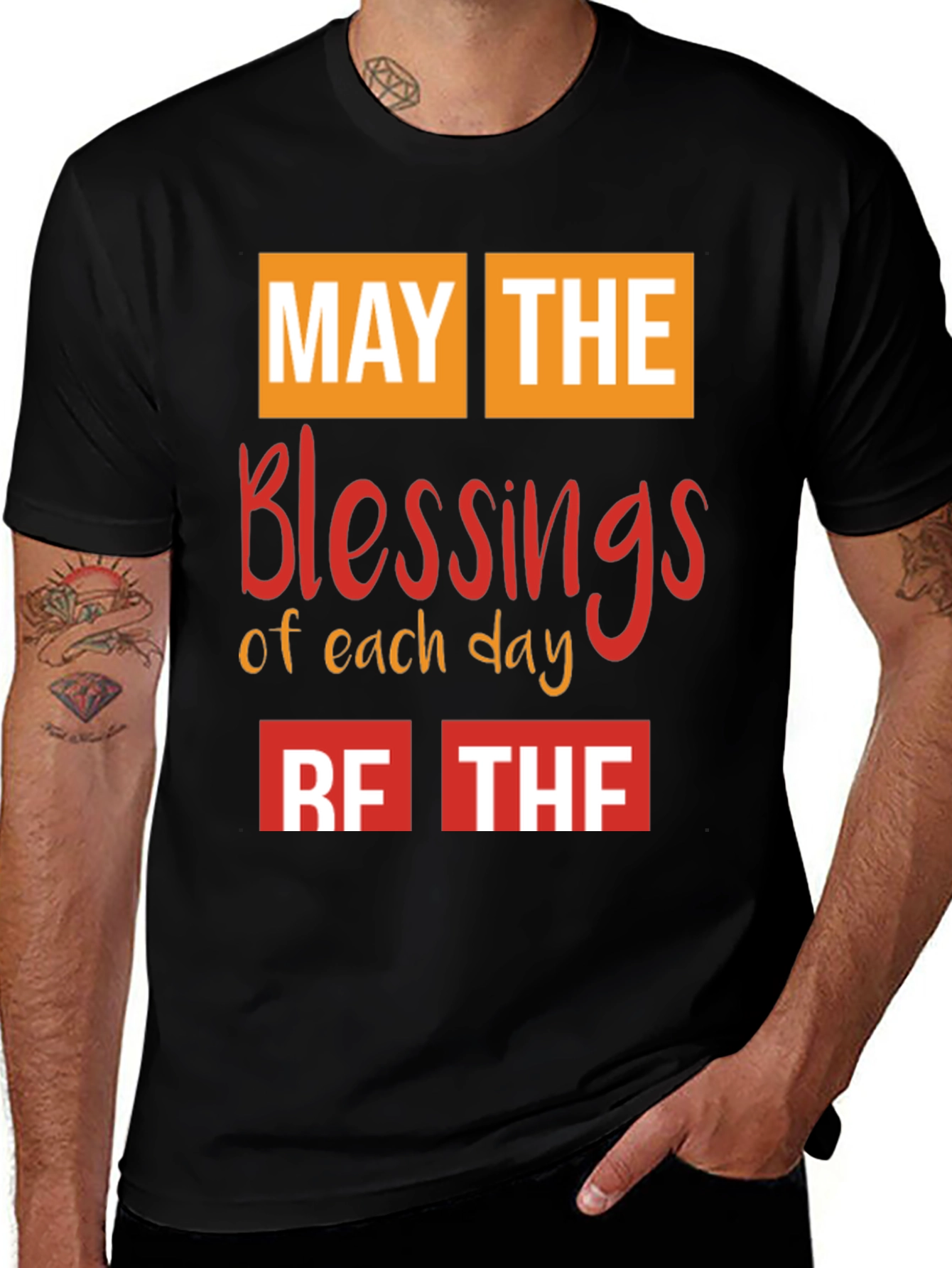Variant 20 of Blessings Graphic T-Shirt - Religious Tee