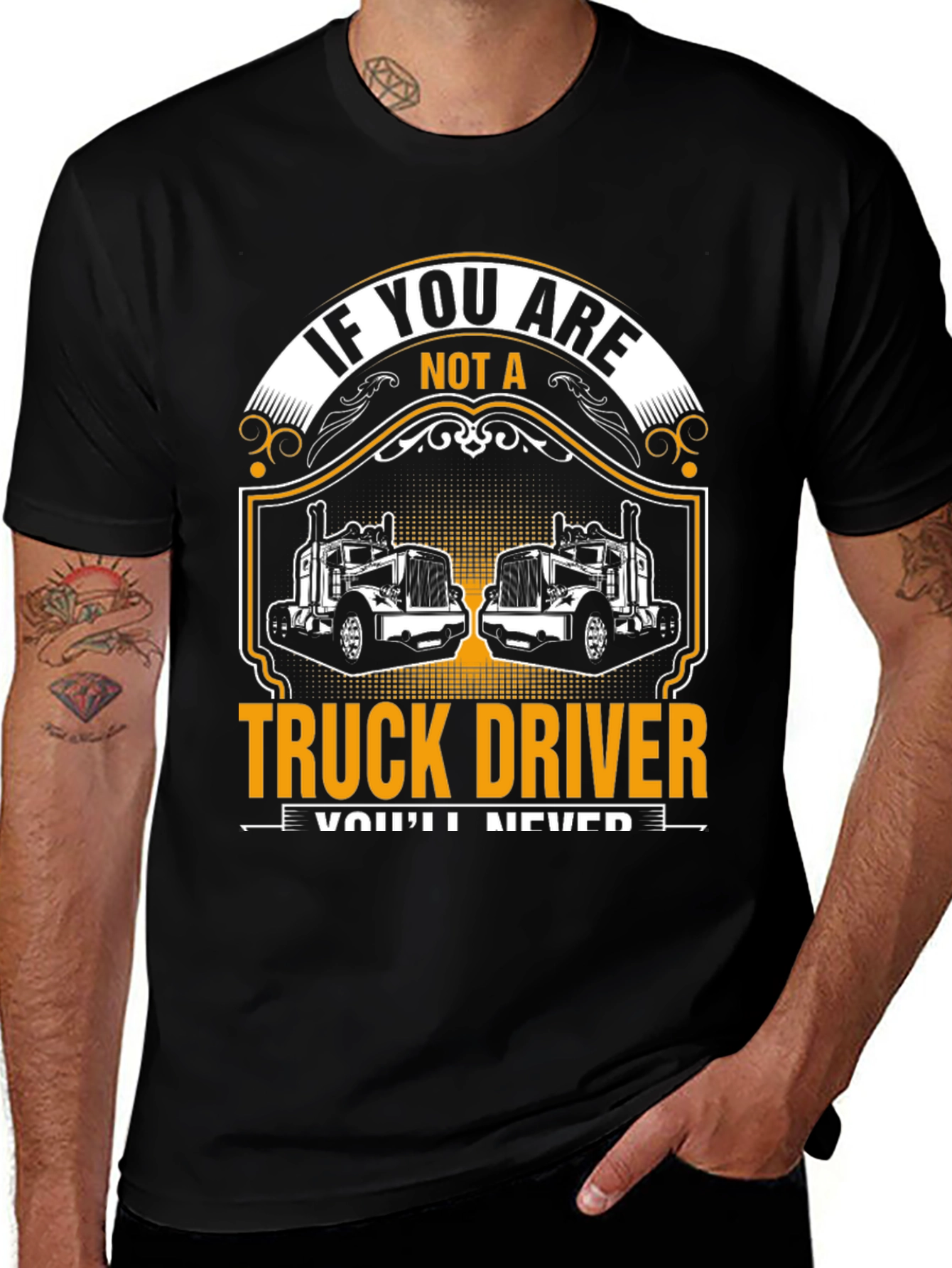Variant 7 of Truck Driver Graphic T-Shirt