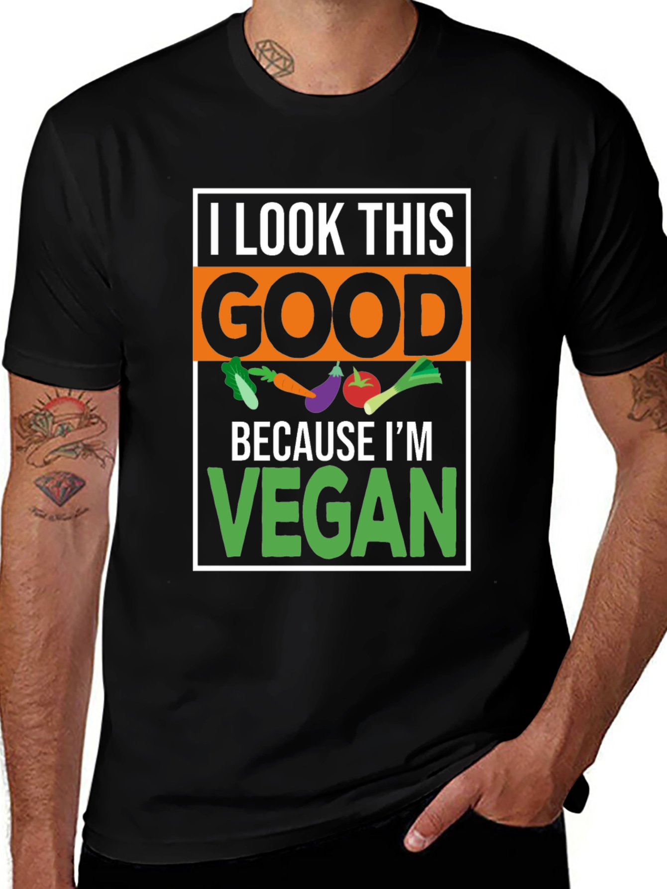 Variant 20 of I Look This Good Vegan T-Shirt