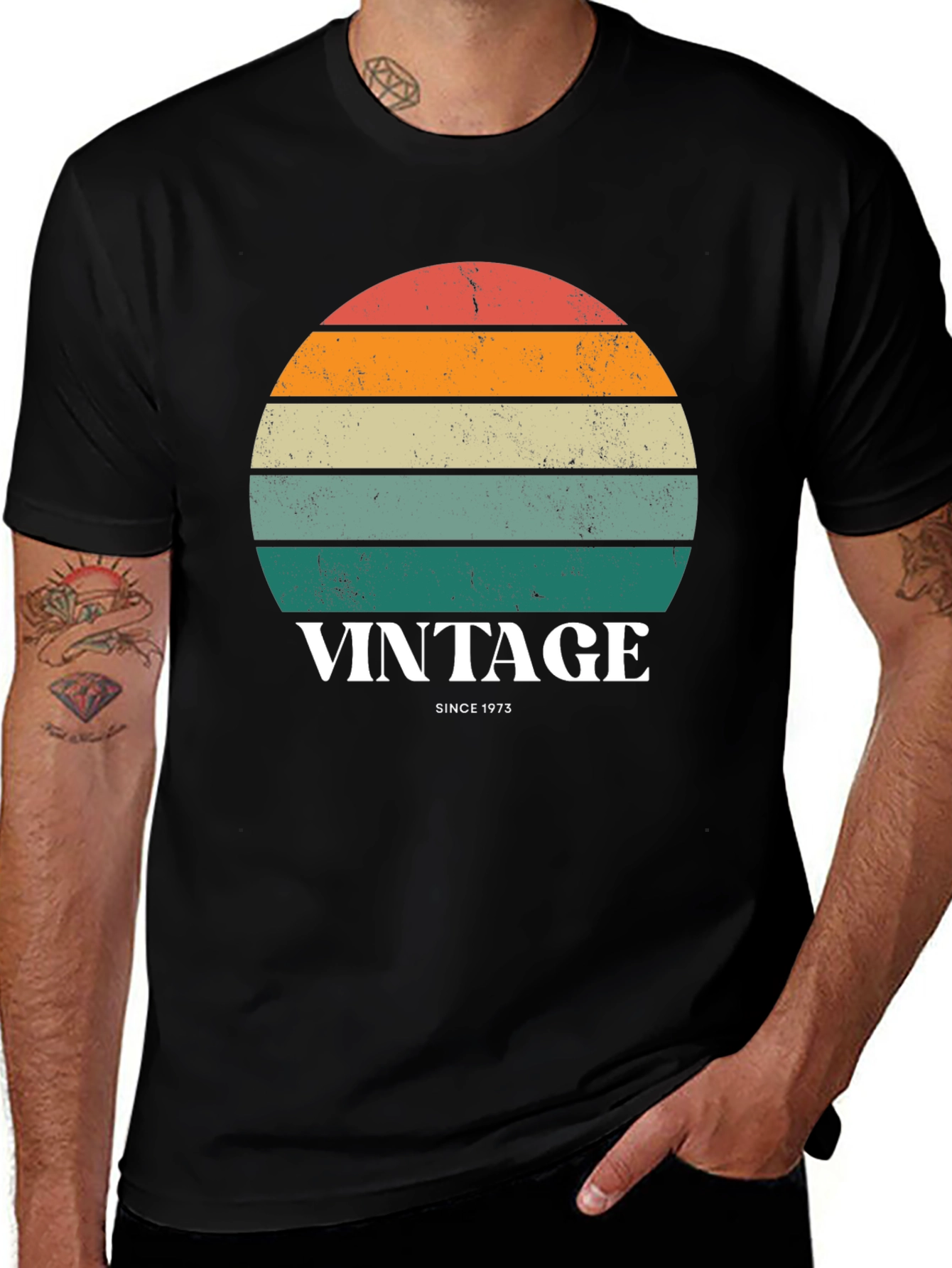Variant 12 of Vintage Sunset Graphic Tee - Since 1973