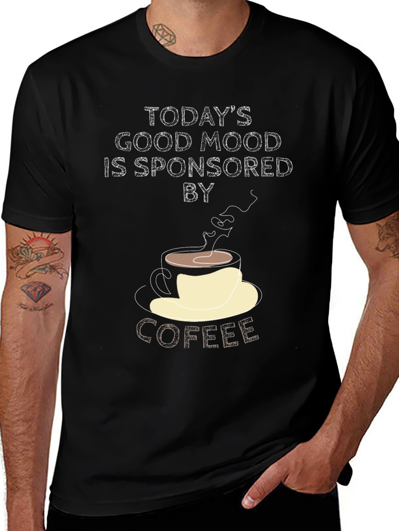 Variant 19 of Coffee Mood T-Shirt: Funny Graphic Tee