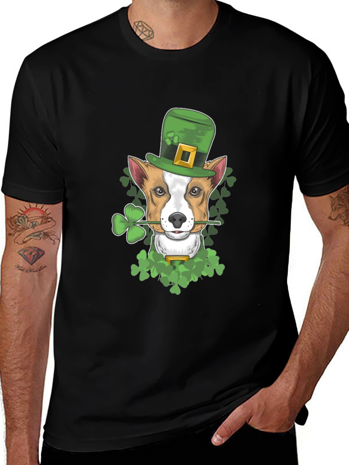 St. Patrick's Day Dog T-Shirt