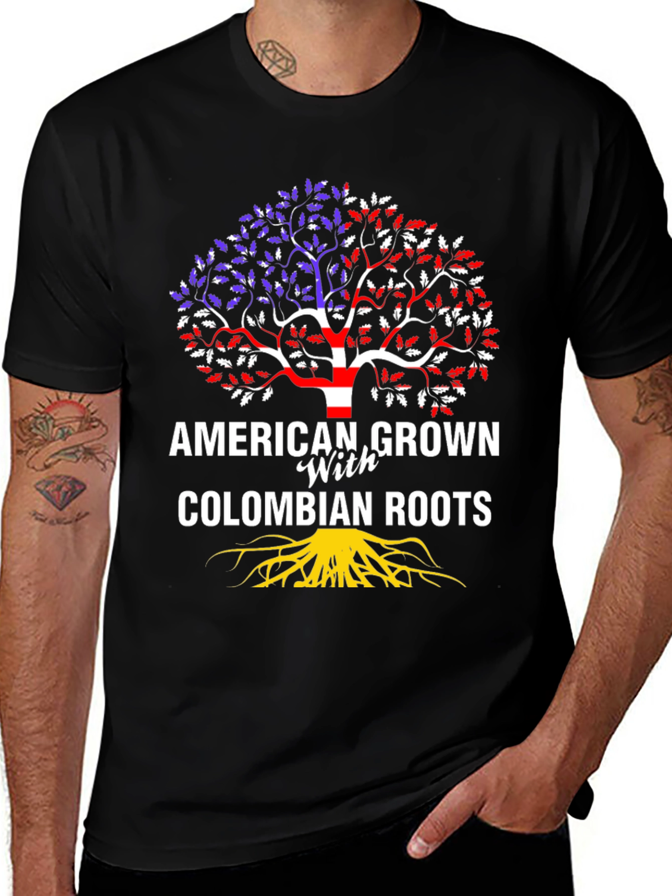 American Grown With Colombian Roots T-Shirt