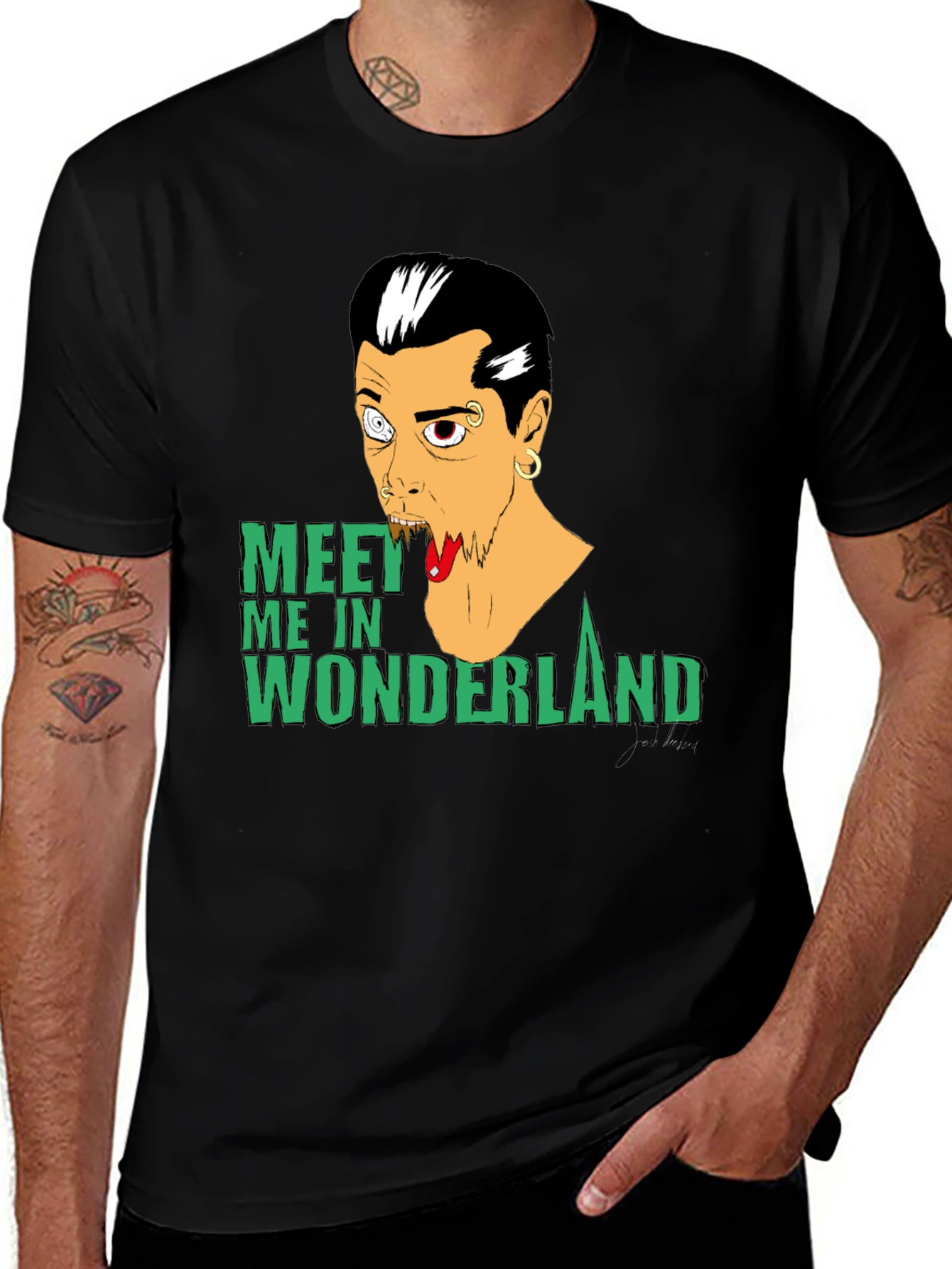 Variant 9 of Meet Me In Wonderland Graphic Tee