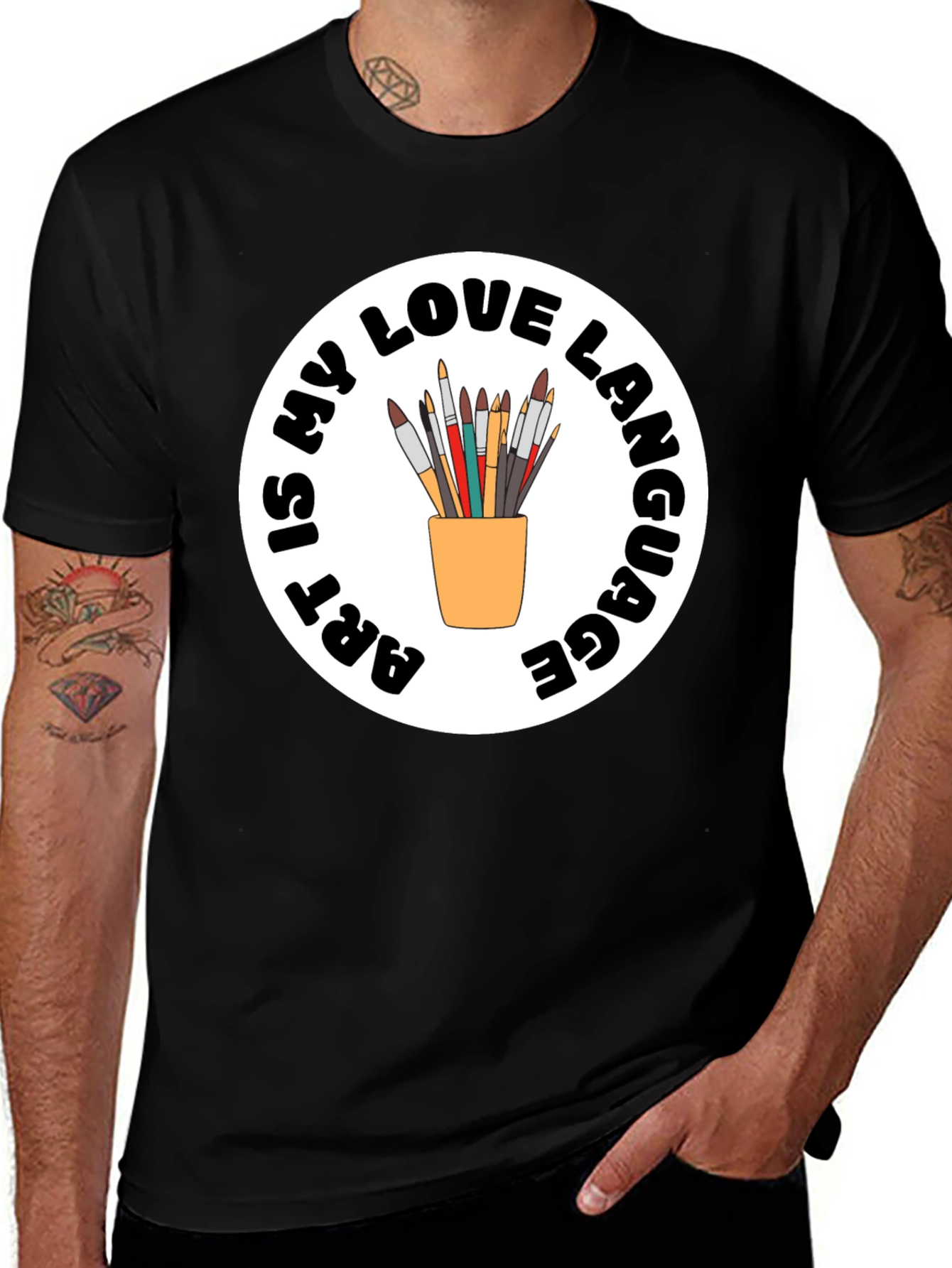 Art Is My Love Language Graphic Tee