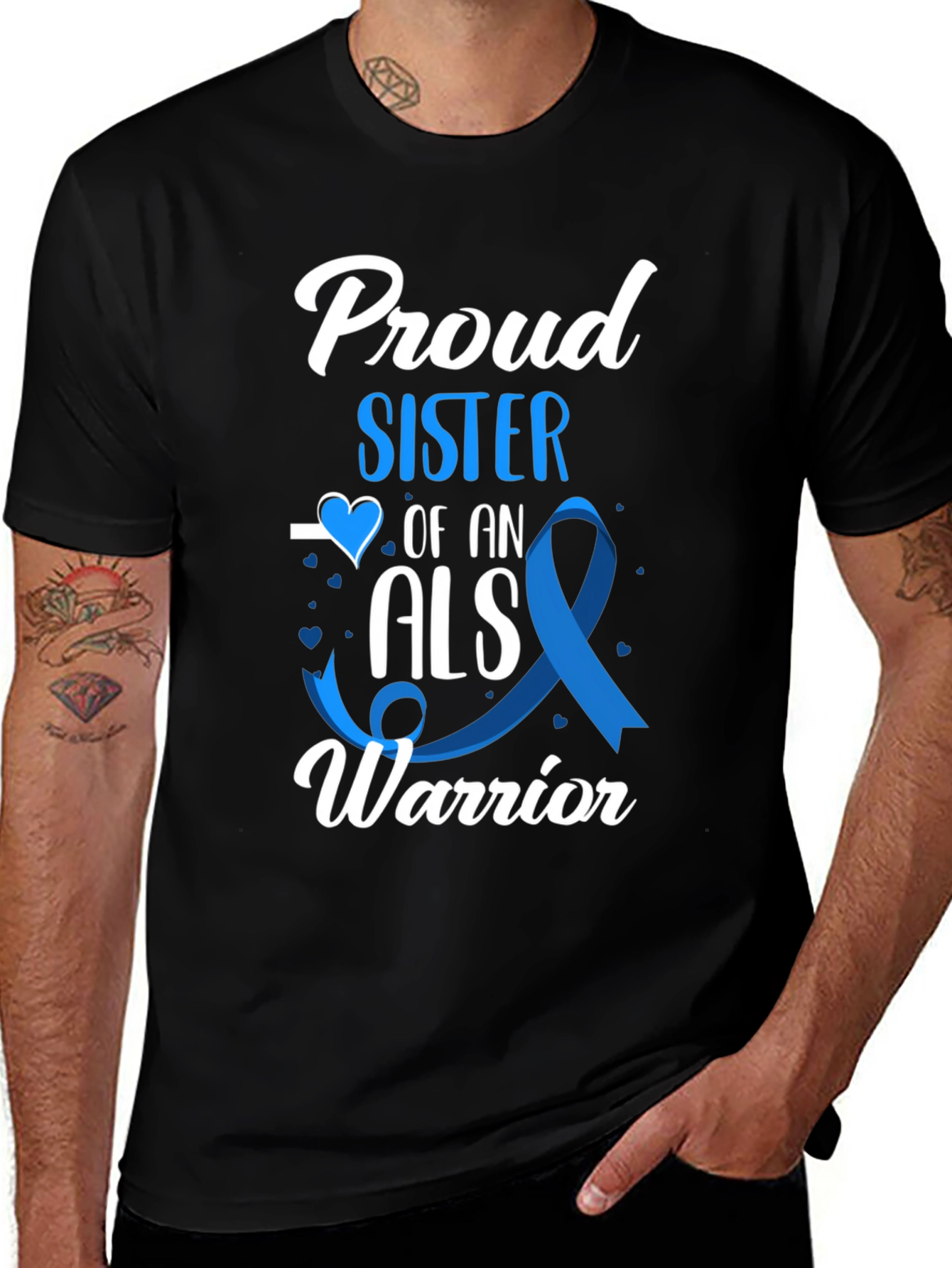 Proud Sister ALS Warrior T-Shirt