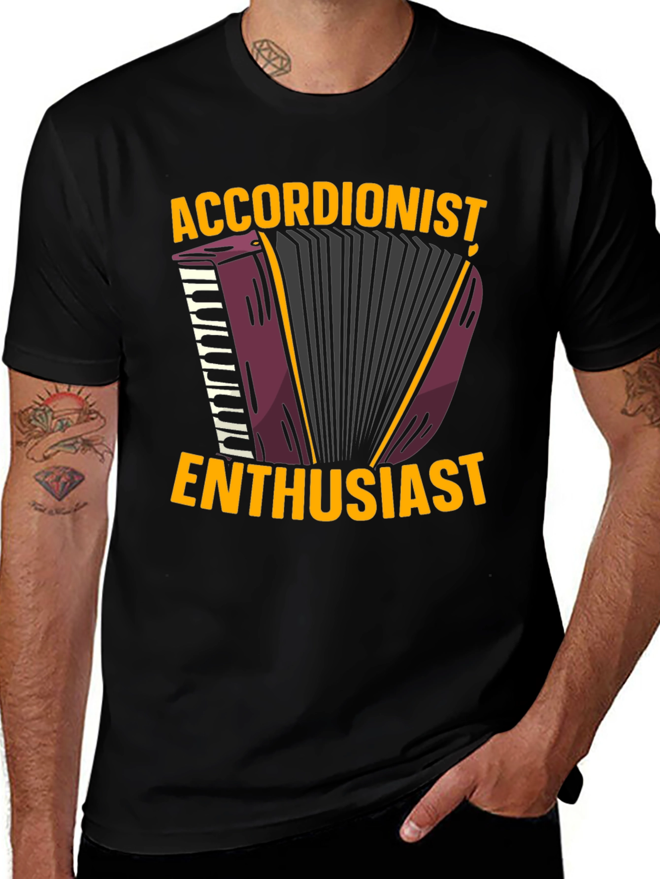 Variant 26 of Accordionist Enthusiast T-Shirt
