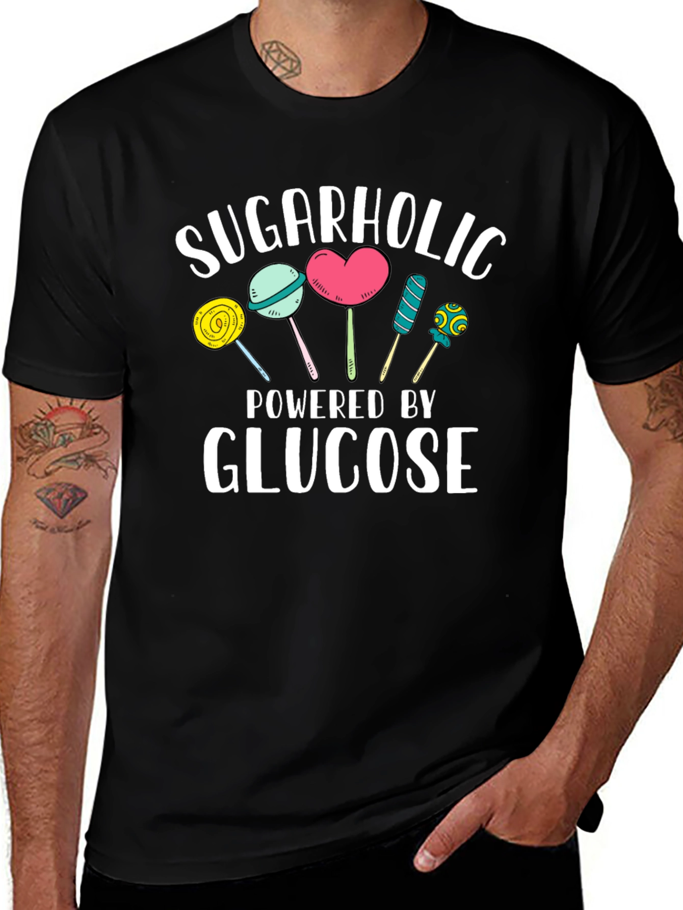 Variant 27 of Sugarholic Glucose T-Shirt