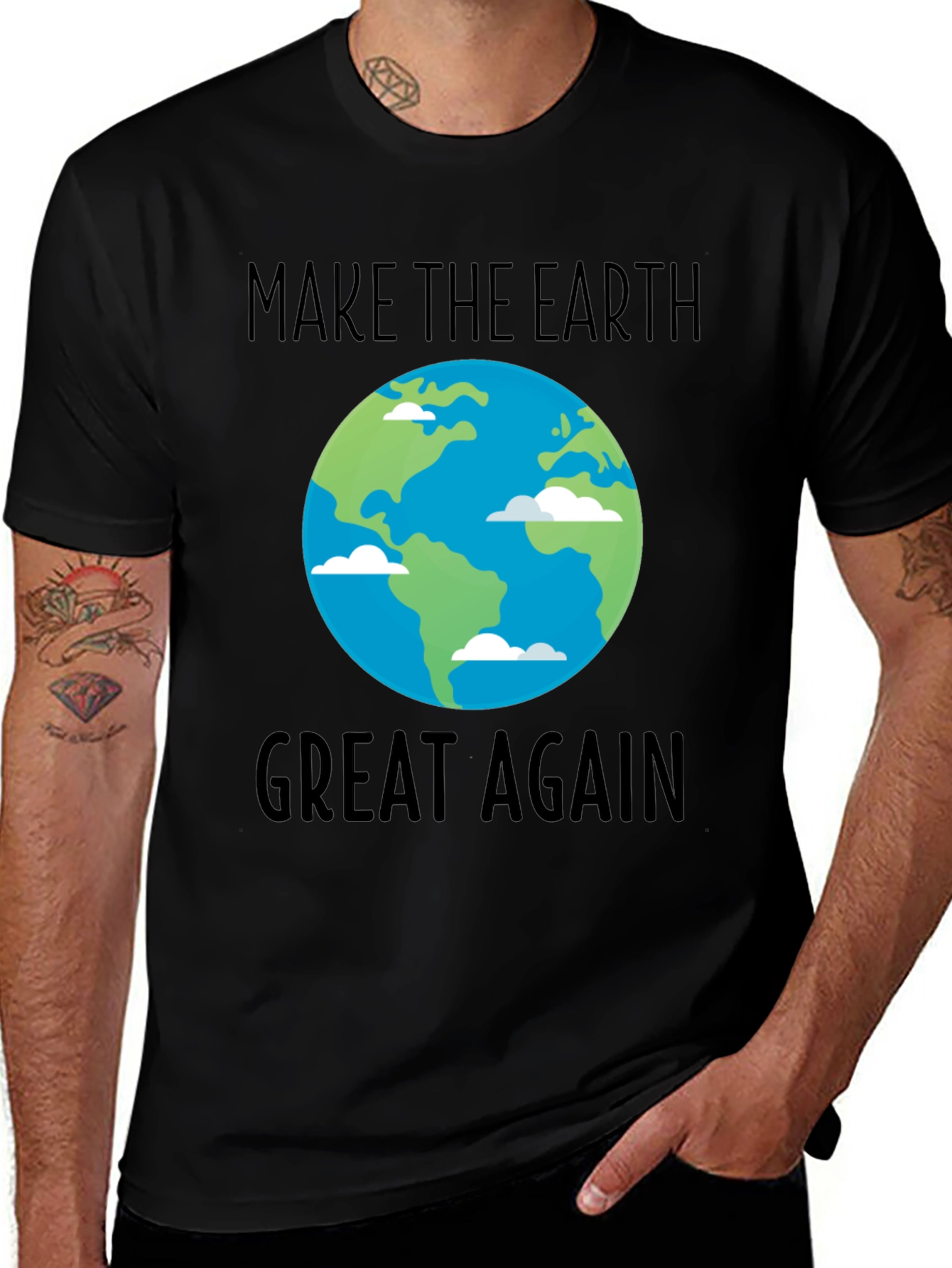 Variant 22 of Make The Earth Great Again T-Shirt