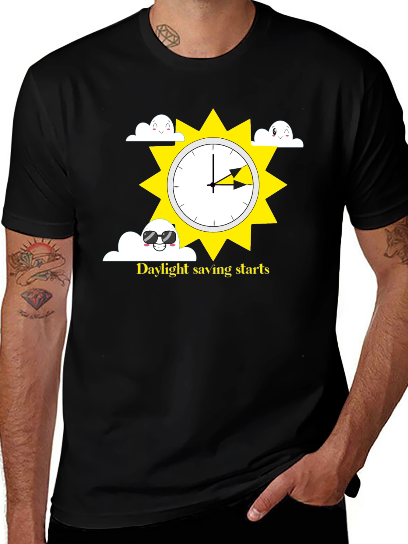Variant 11 of Daylight Saving Starts Graphic Tee