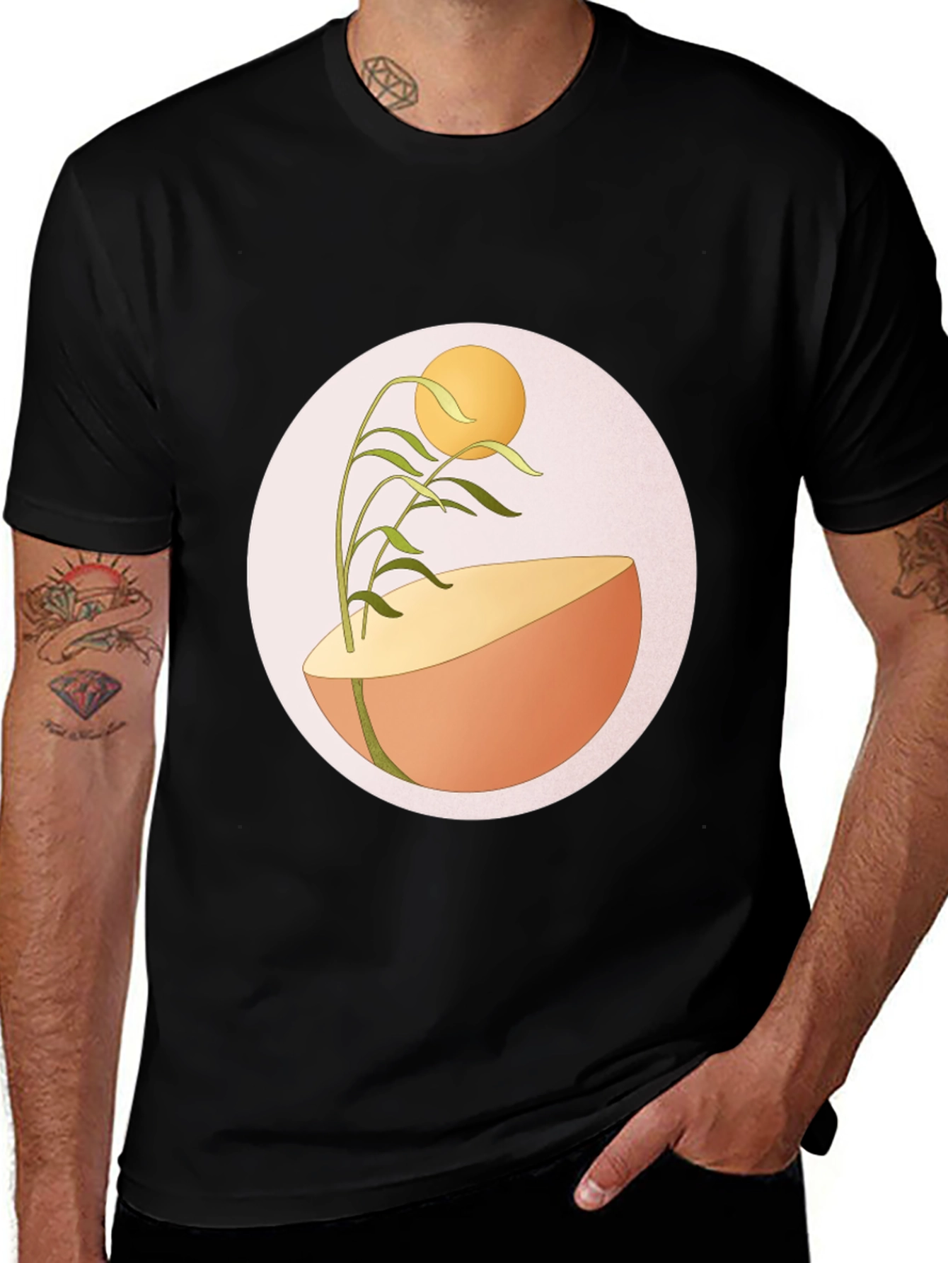 Variant 18 of Nature Graphic Tee - Unique Design