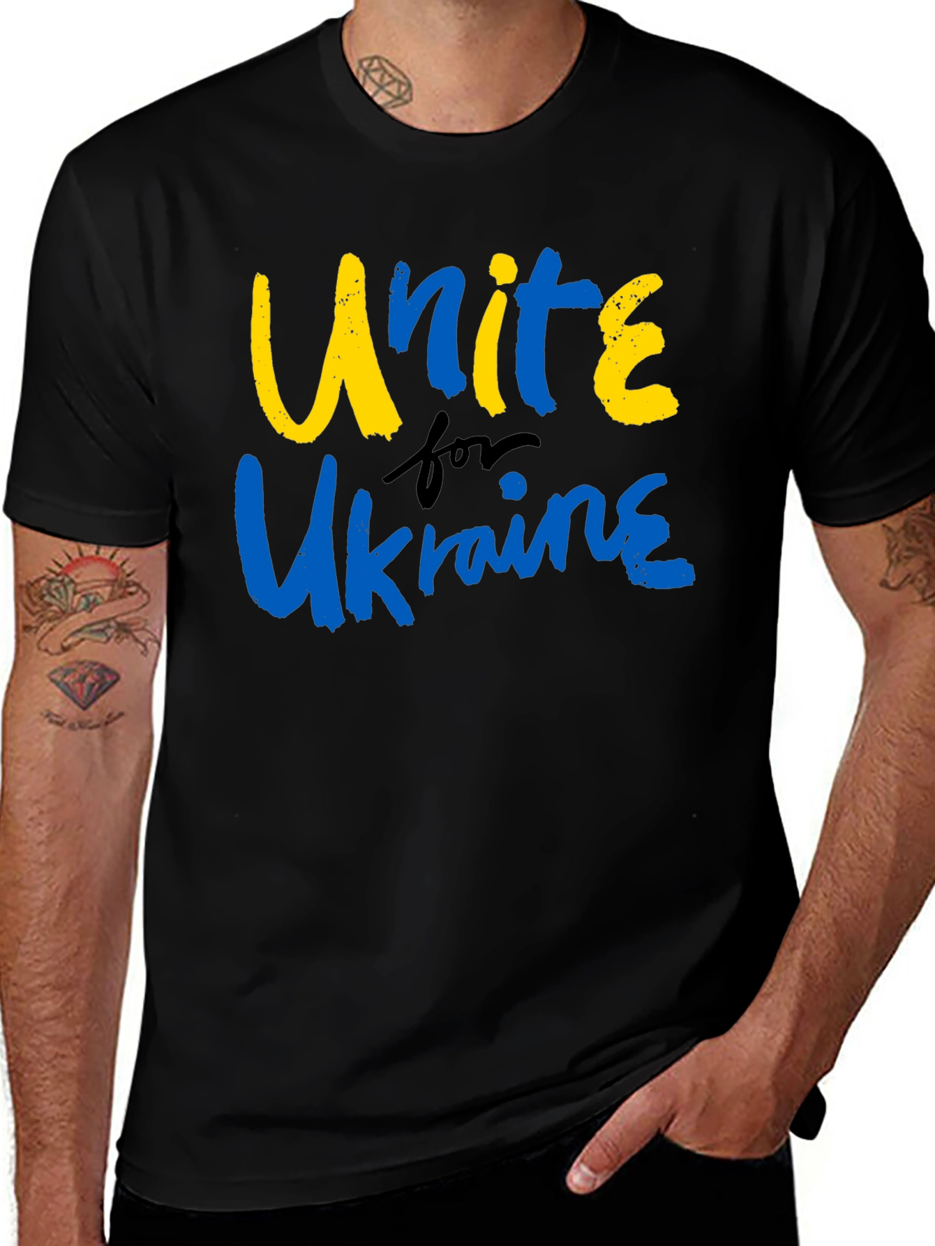 Unite for Ukraine T-Shirt - Bold Graphic Tee