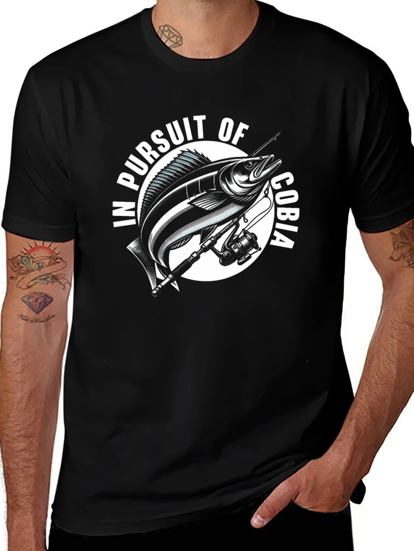 Variant 24 of Pursuit of Cobia Fishing T-Shirt