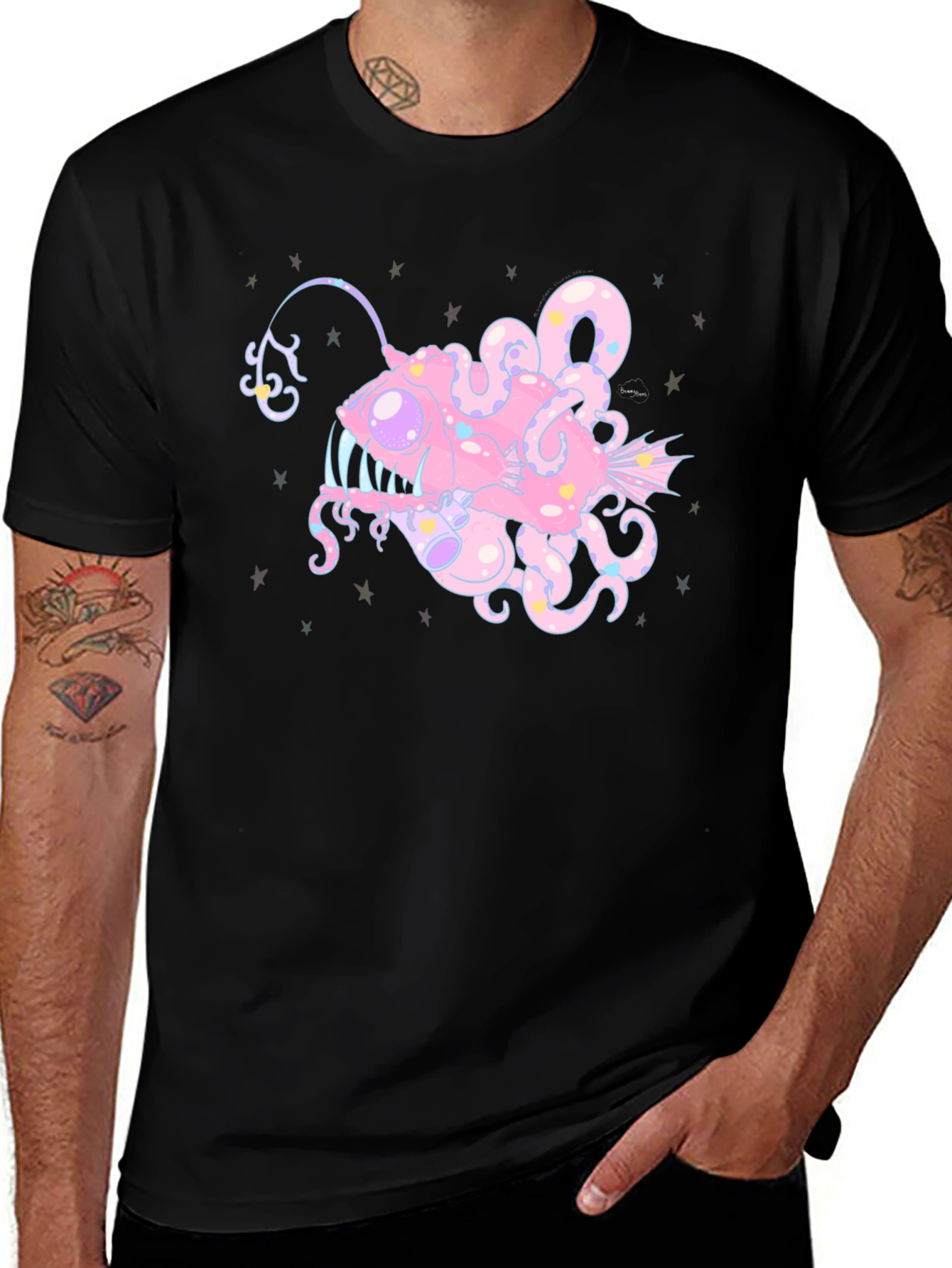 Anglerfish T-Shirt - Unique Graphic Tee
