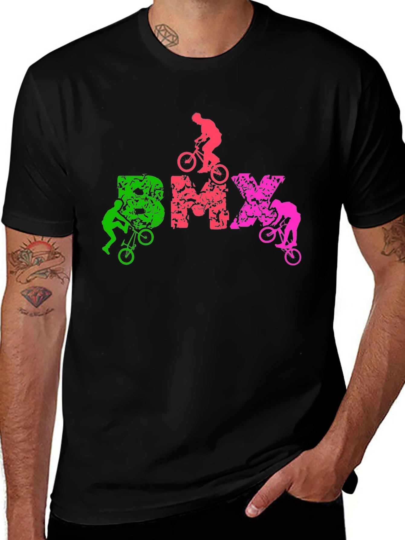BMX Stunt Bike T-Shirt - Black