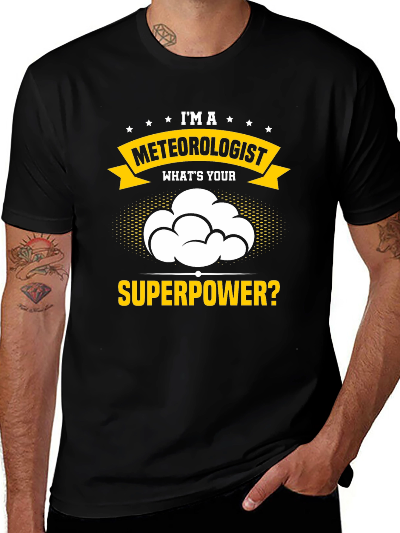 Variant 15 of Meteorologist Superpower T-Shirt