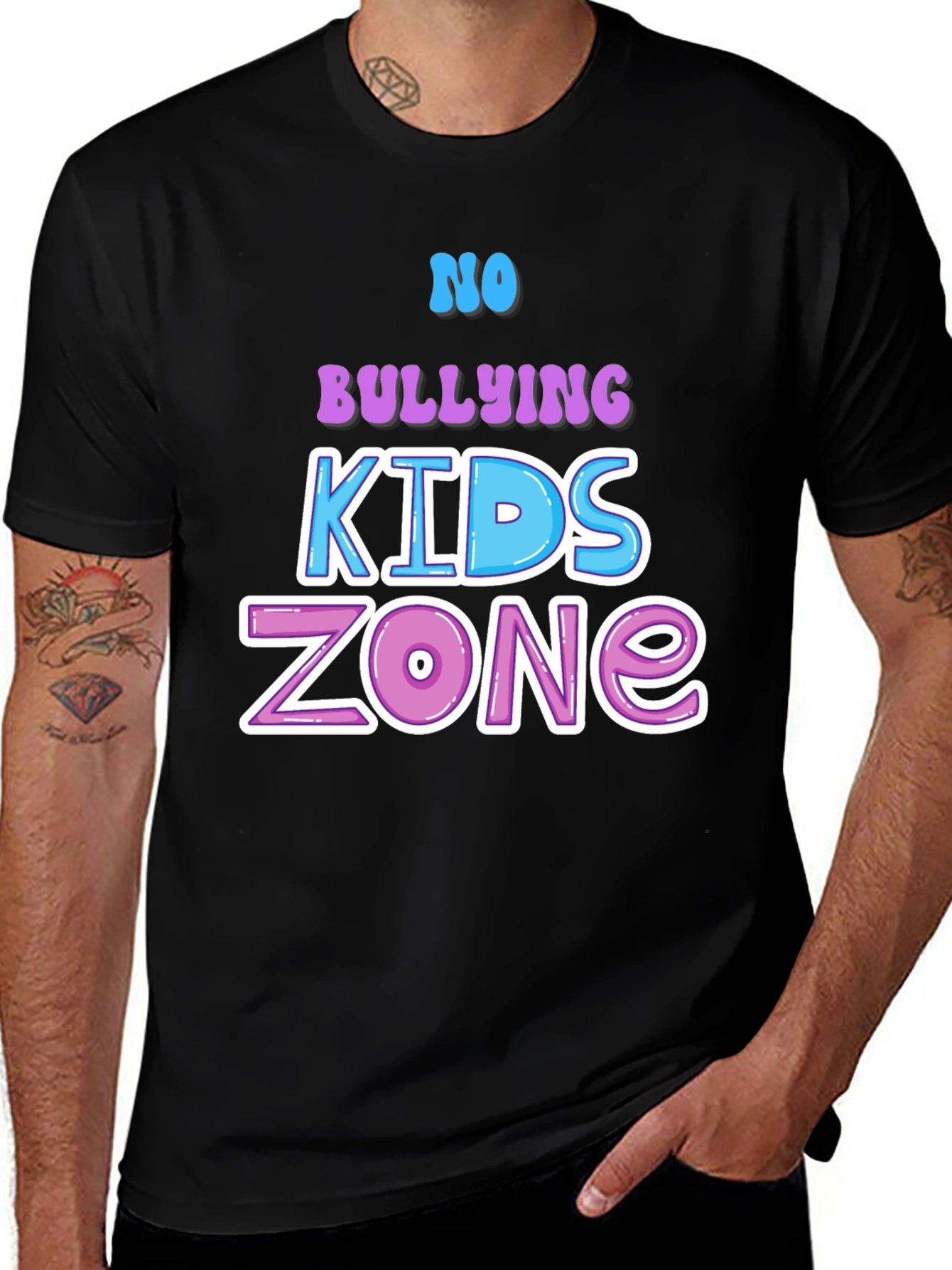 Variant 25 of No Bullying Kids Zone Graphic Tee