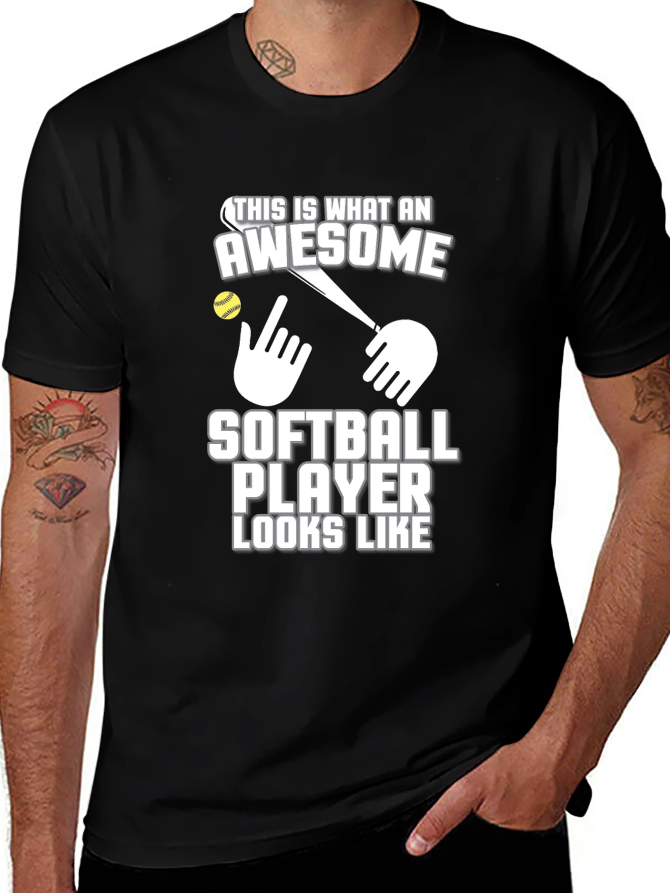 Awesome Softball Player T-Shirt