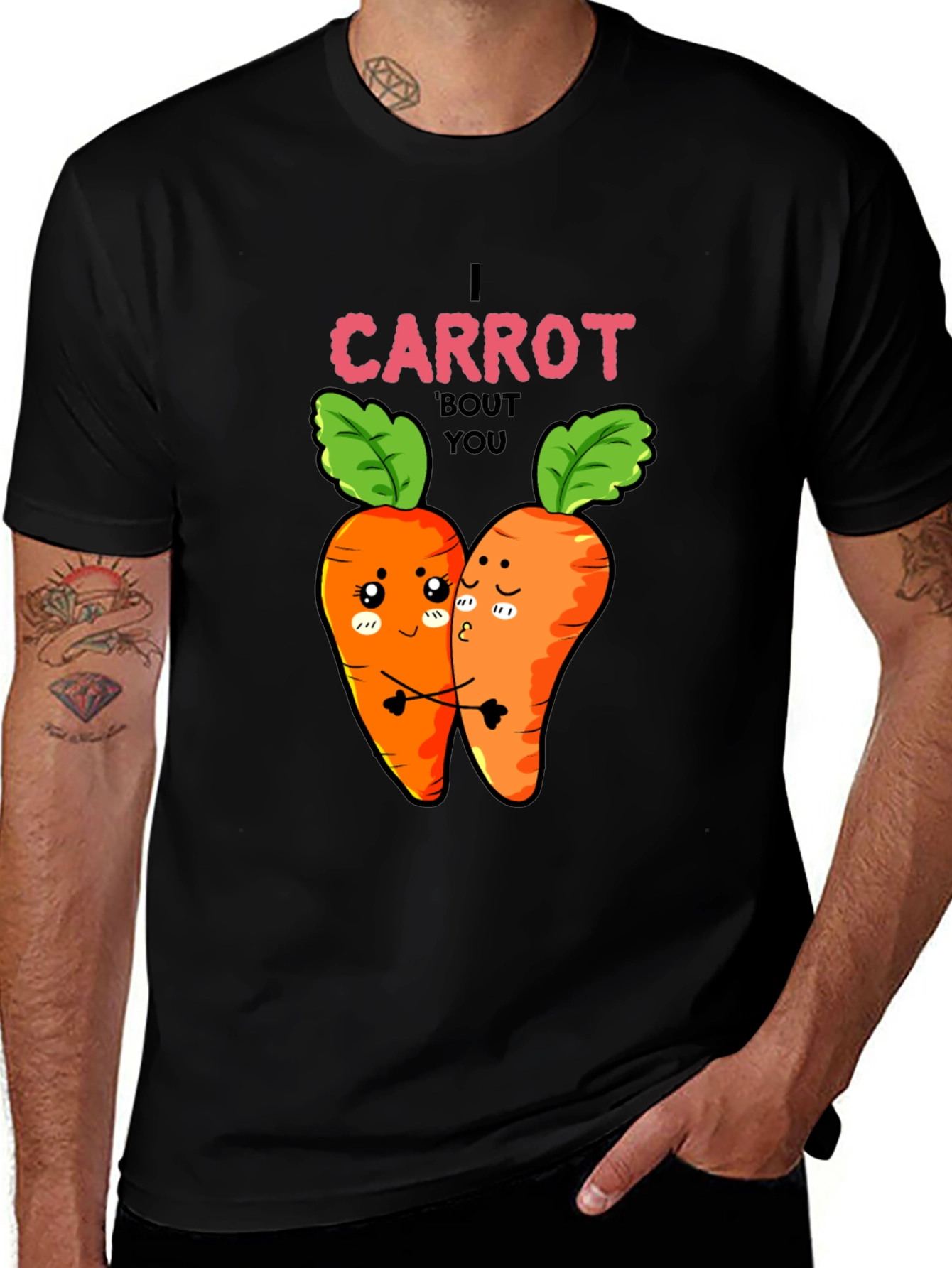 Variant 21 of I Carrot 'Bout You Graphic Tee - Soft Cotton Blend