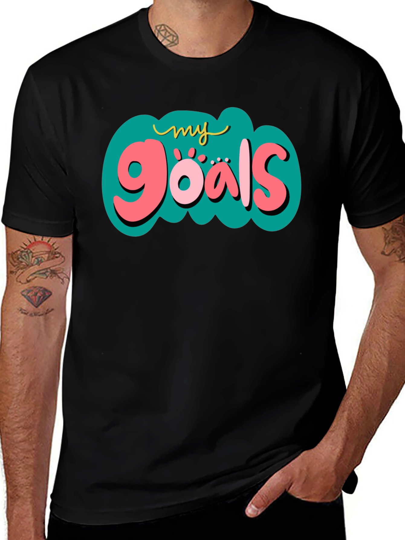 Variant 18 of My Goals Graphic Tee - Statement T-Shirt