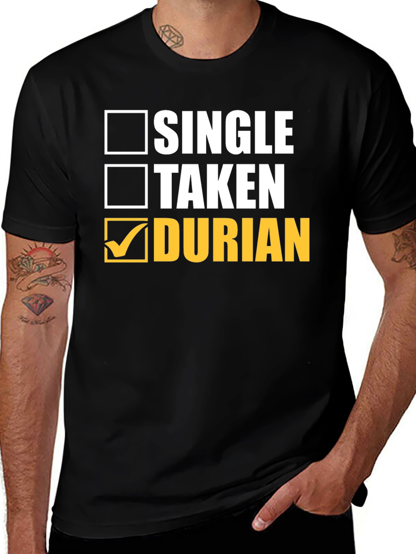 Variant 2 of Durian Lover T-Shirt - Single Taken Durian